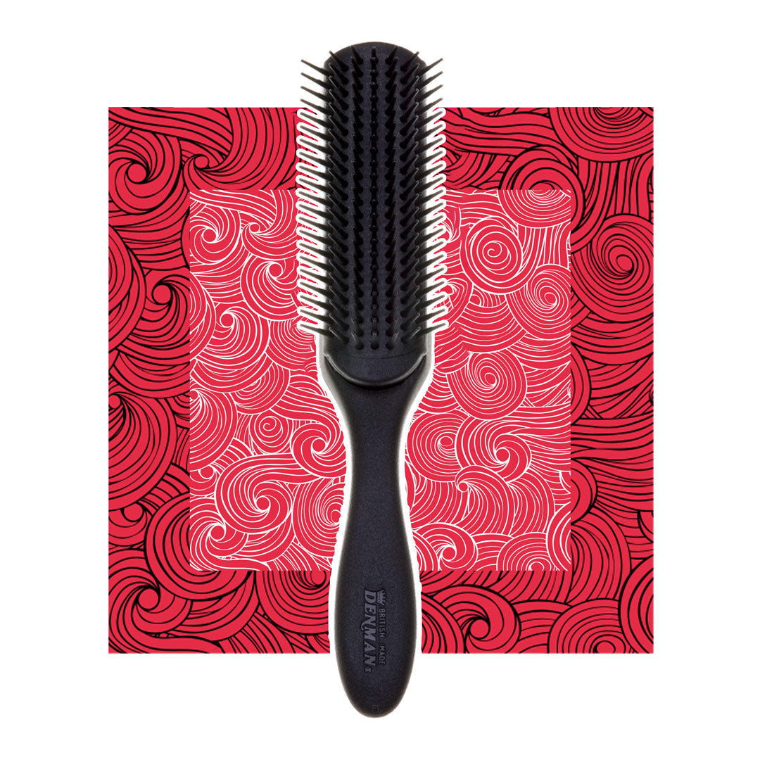 Brush D3N Noir Denman D3 Professional Black | lockenkopf