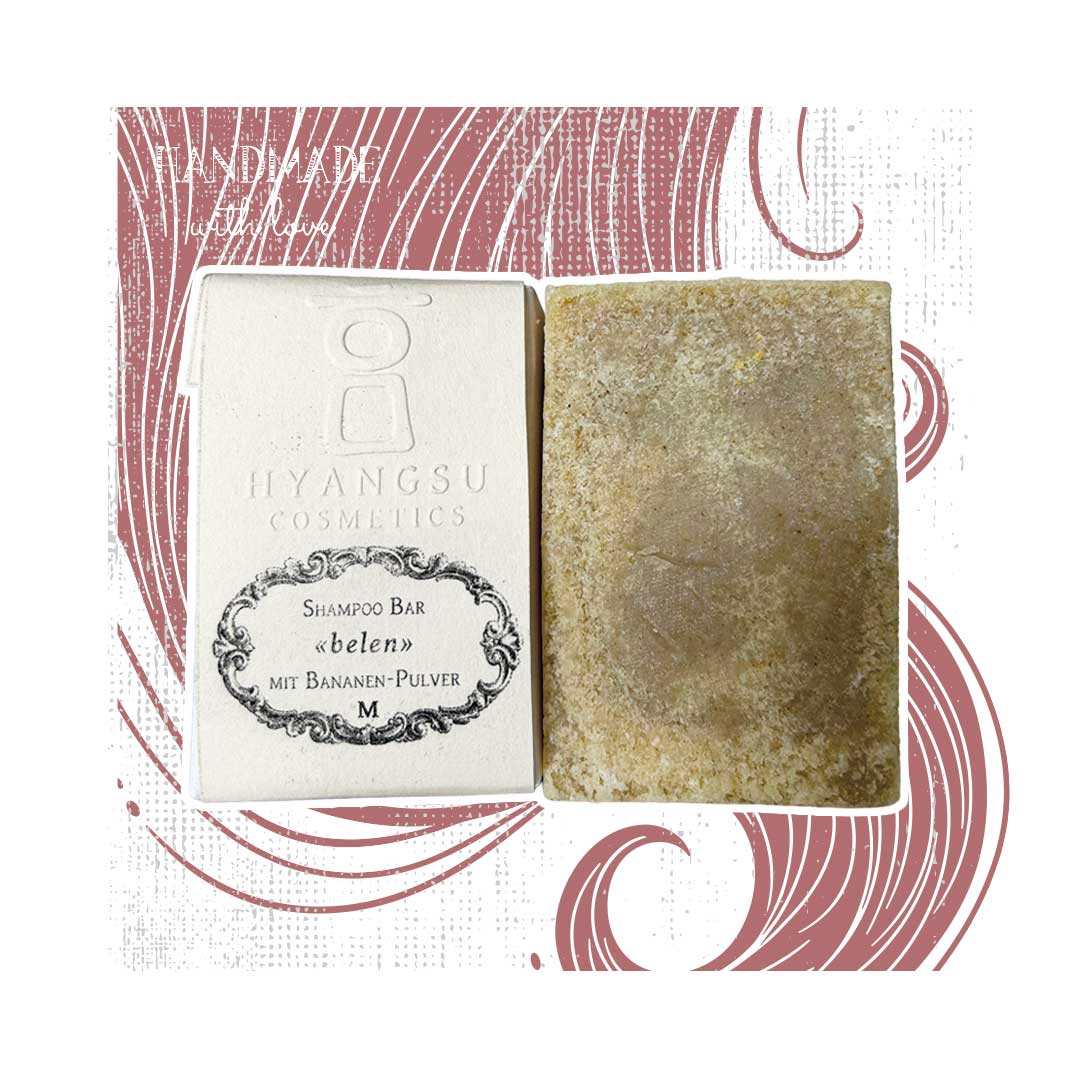 Shampoo Bar Bélen mit Bananenpulver Hyangsu Shampoo Bar Bélen mit Bananenpulver | lockenkopf