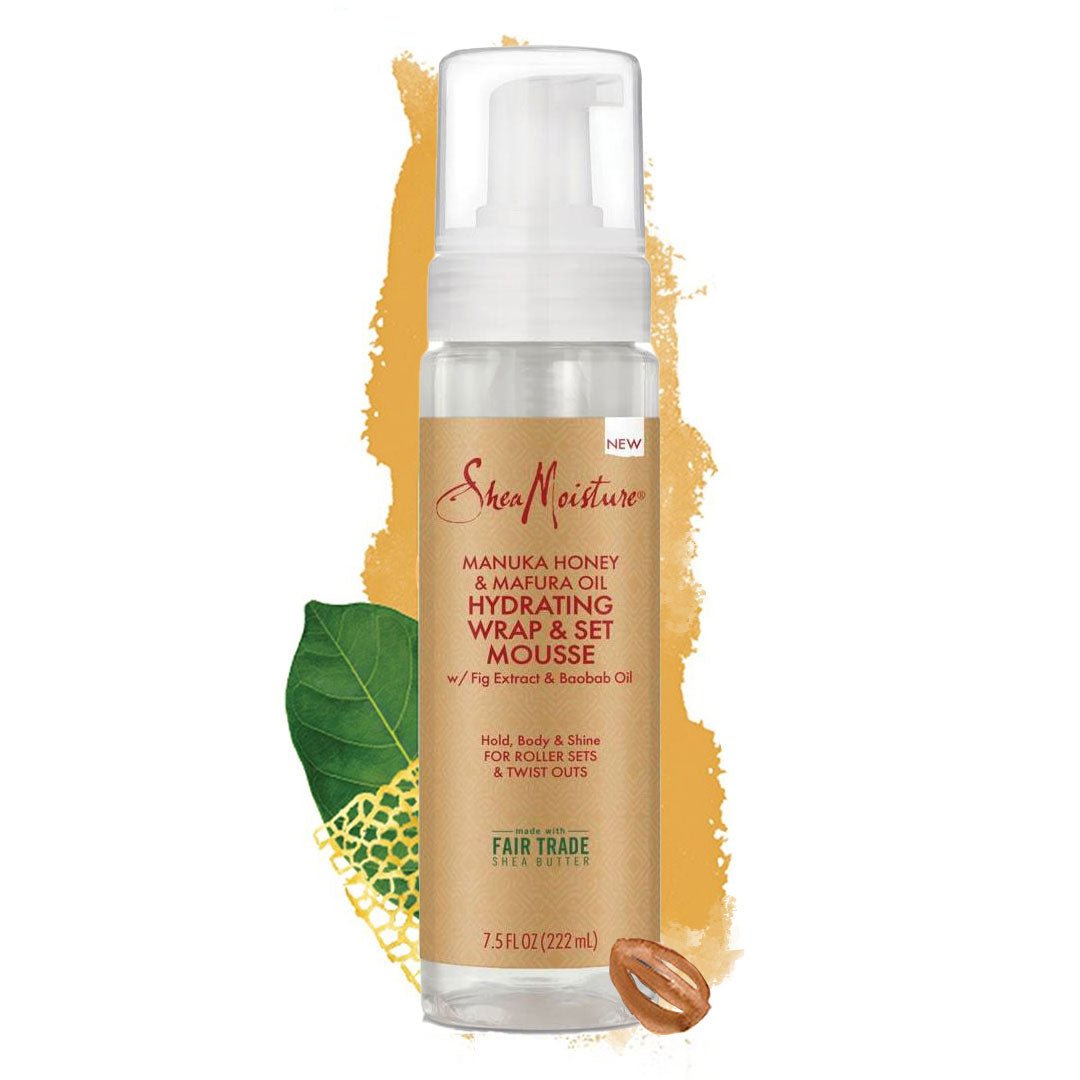 Manuka Honey & Mafura Oil Hydrating Wrap & Set Mousse Manuka Honey & Mafura Oil Hydrating Wrap & Set Mousse - lockenkopf
