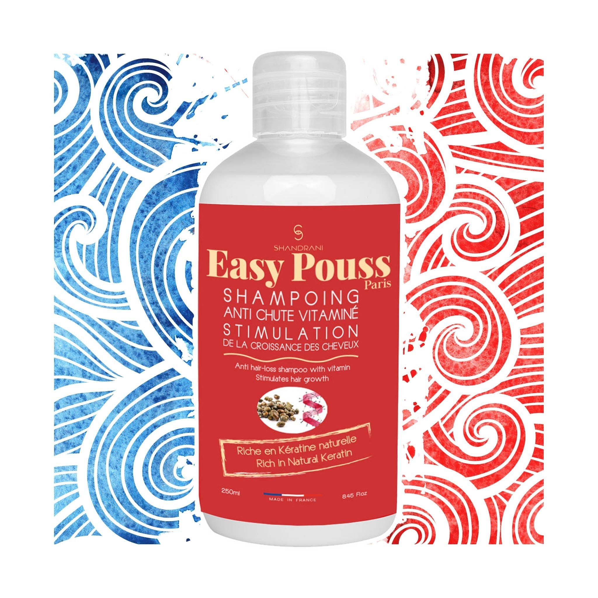 Easy Pouss Paris | Anti-Haarausfall-Shampoo mit Vitaminen - lockenkopf