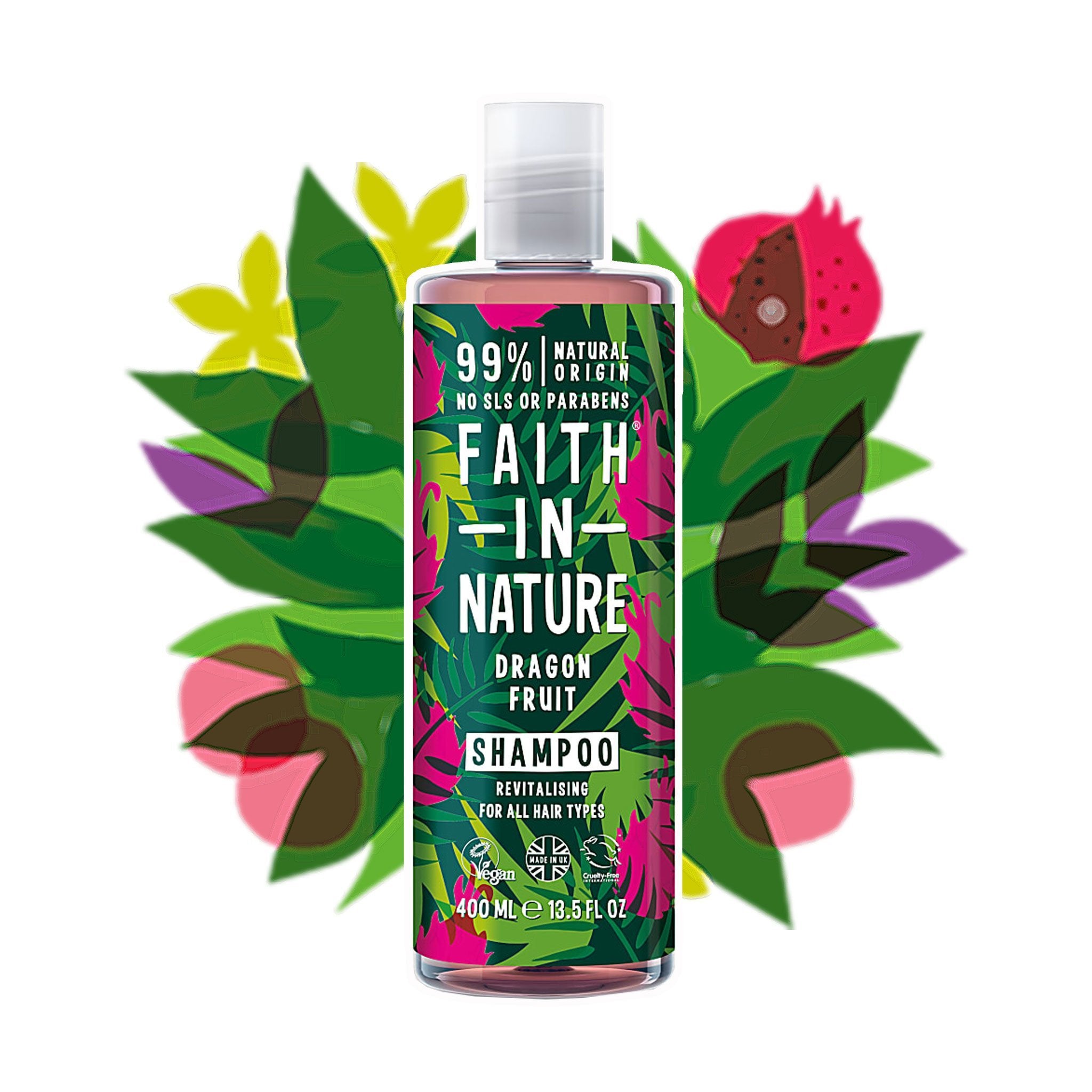 Dragon Fruit Shampoo Faith in Nature | Dragon Fruit Shampoo - lockenkopf