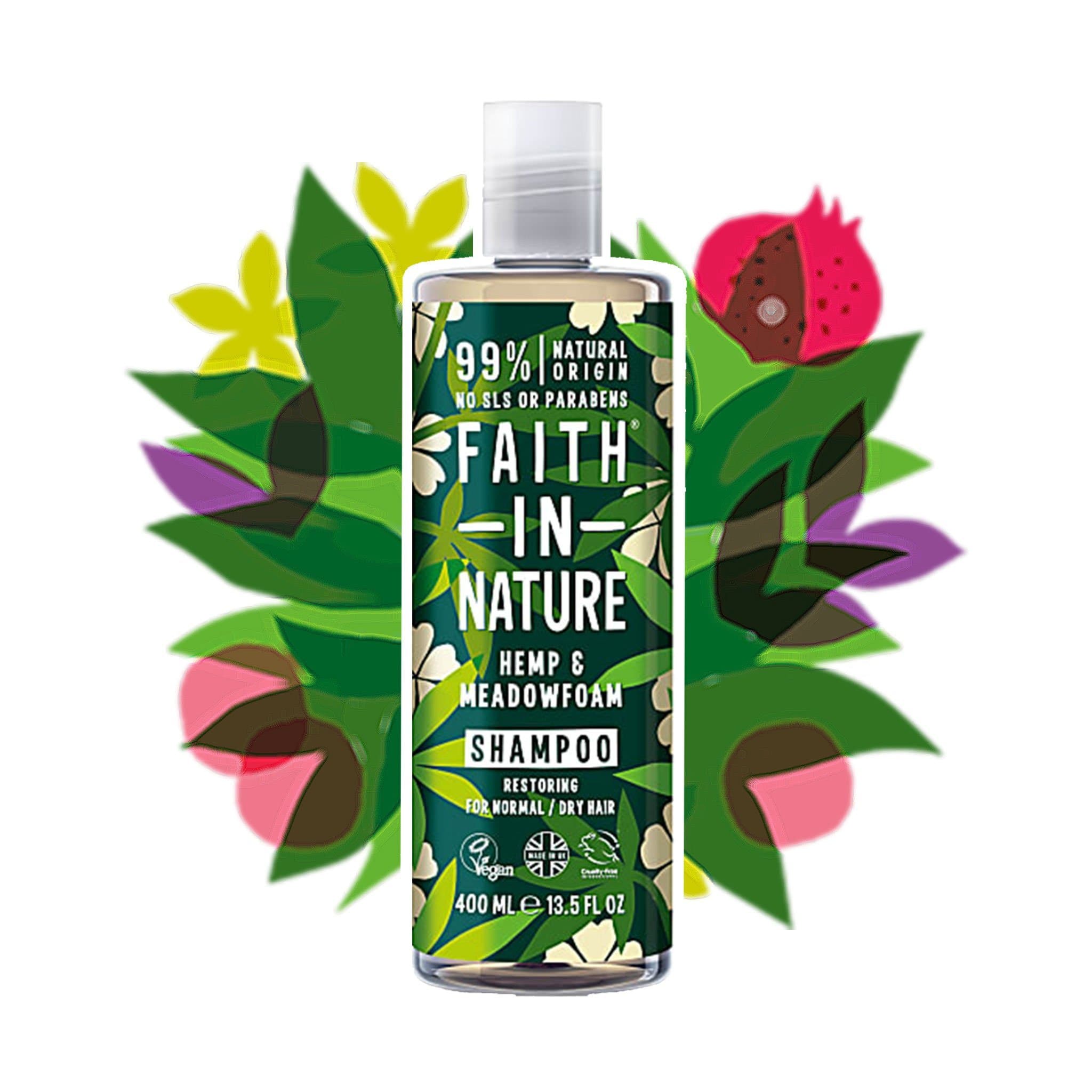 Faith in Nature | Hemp & Meadowfoam Shampoo - lockenkopf