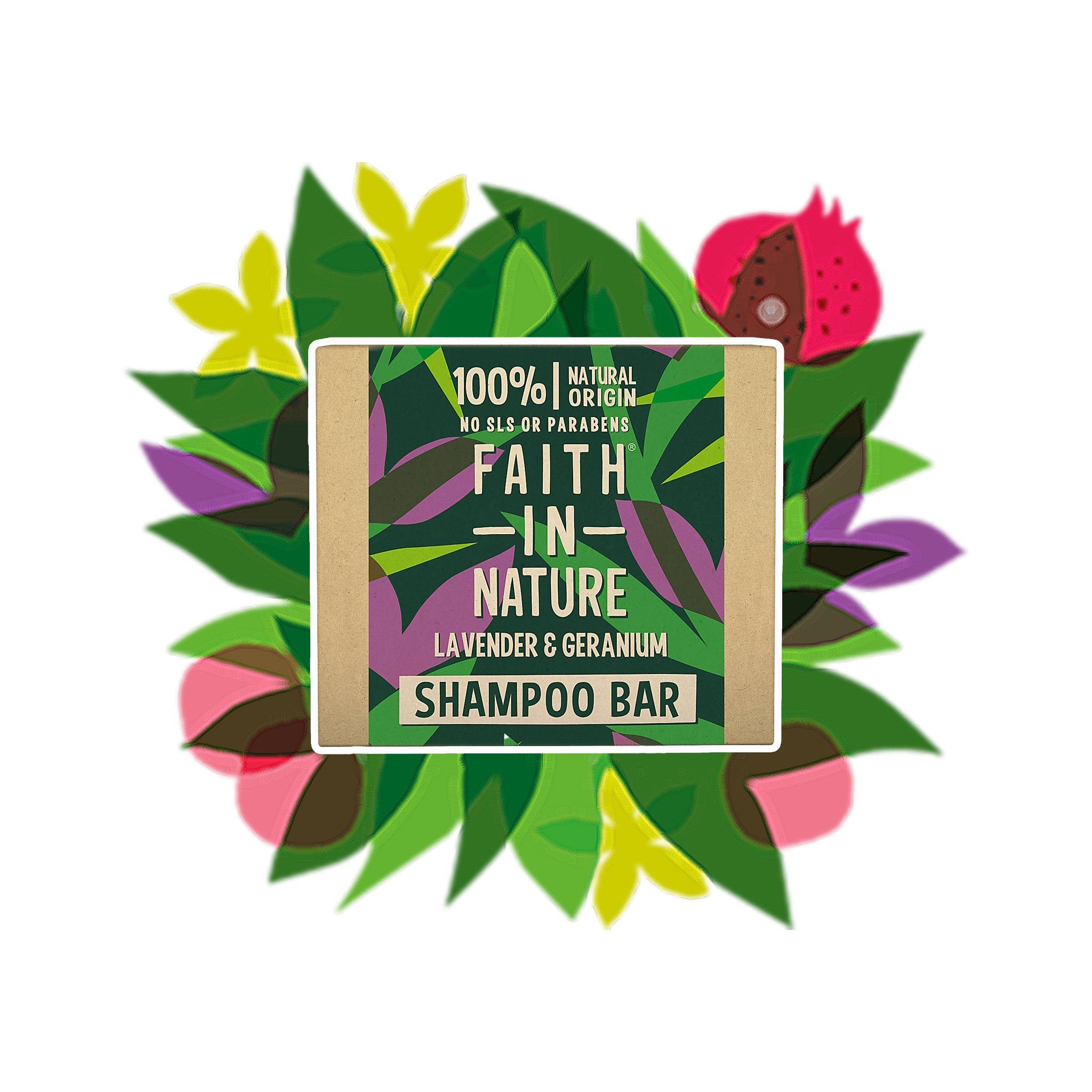 Faith in Nature | Lavender & Geranium Shampoo Bar - lockenkopf