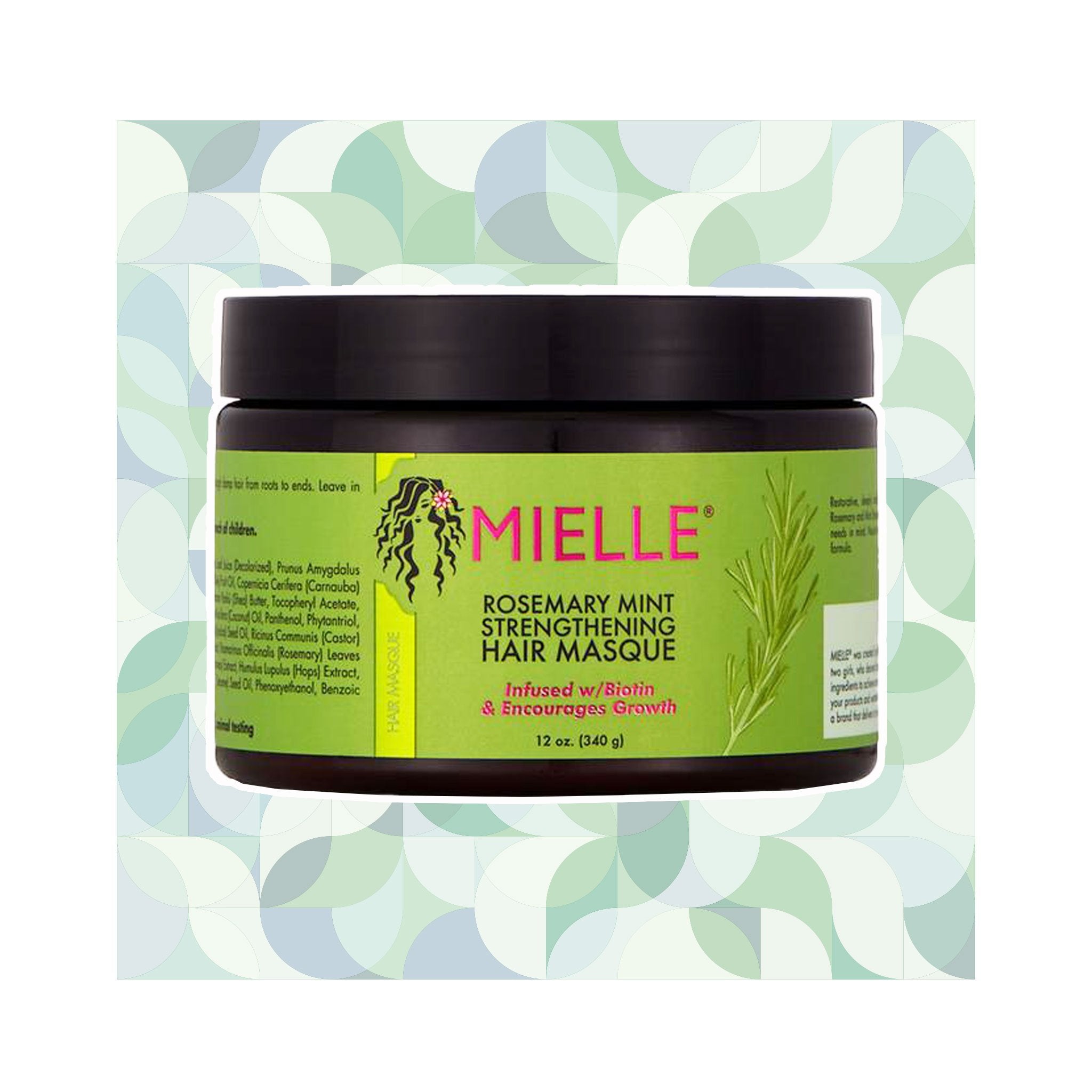 Rosemary Mint Strengthening Hair Masque Mielle Organics | Rosemary Mint Strengthening Hair Masque - lockenkopf