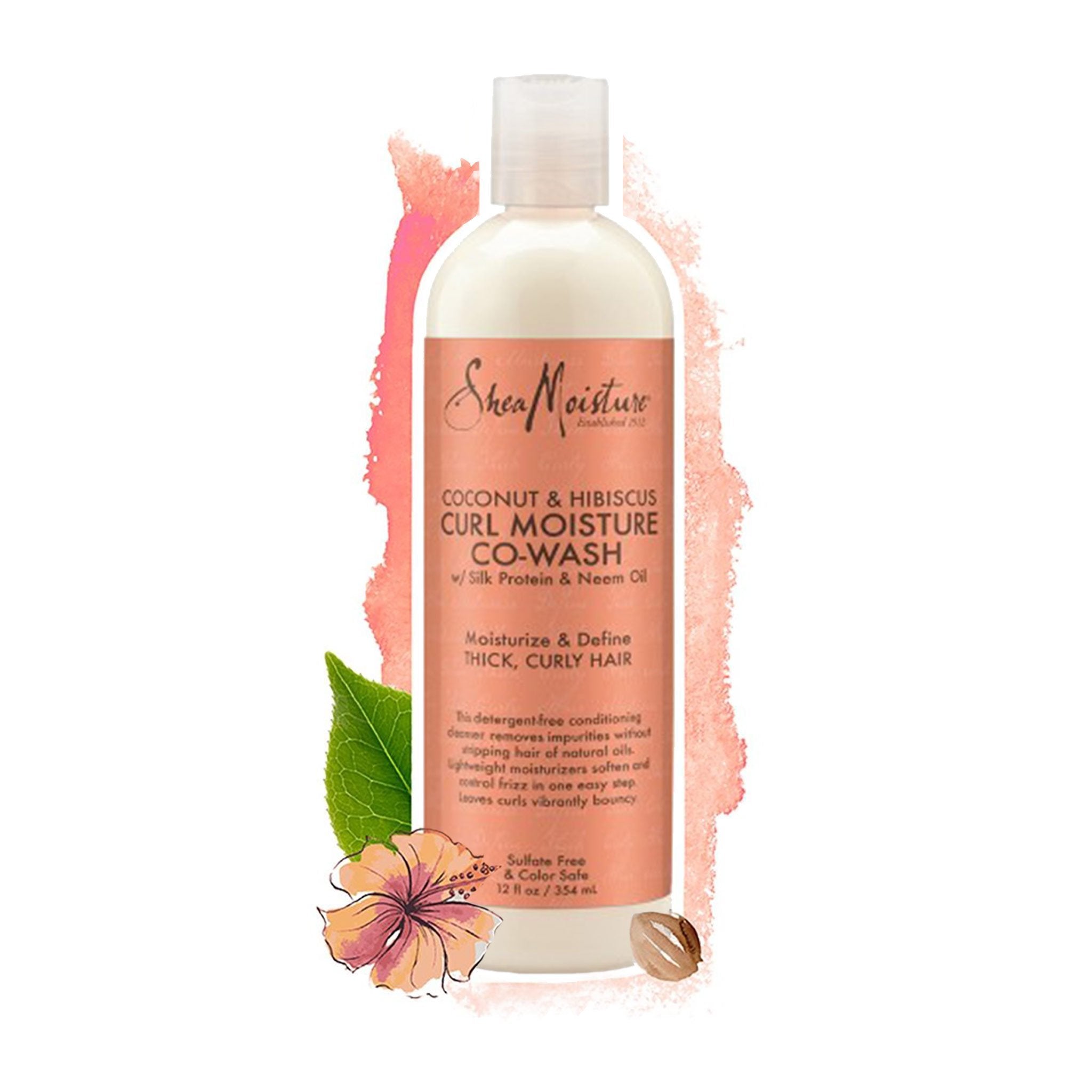 Coconut & Hibiscus Co-Wash Conditioning Cleanser (Gross) Shea Moisture | Coconut & Hibiscus Co-Wash Conditioning Cleanser (Gross) - lockenkopf