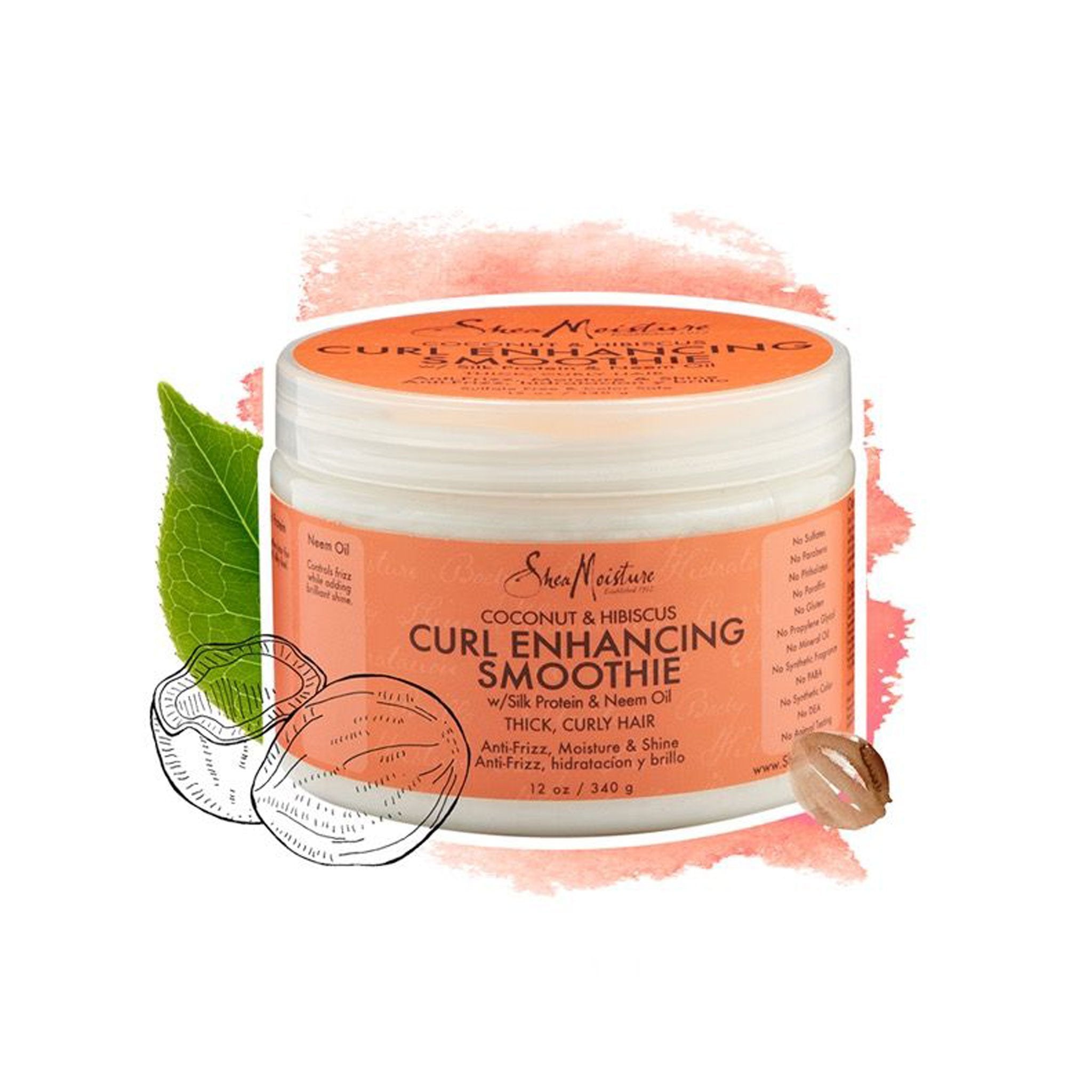 Coconut & Hibiscus Curl Enhancing Smoothie Shea Moisture | Coconut & Hibiscus Curl Enhancing Smoothie - lockenkopf