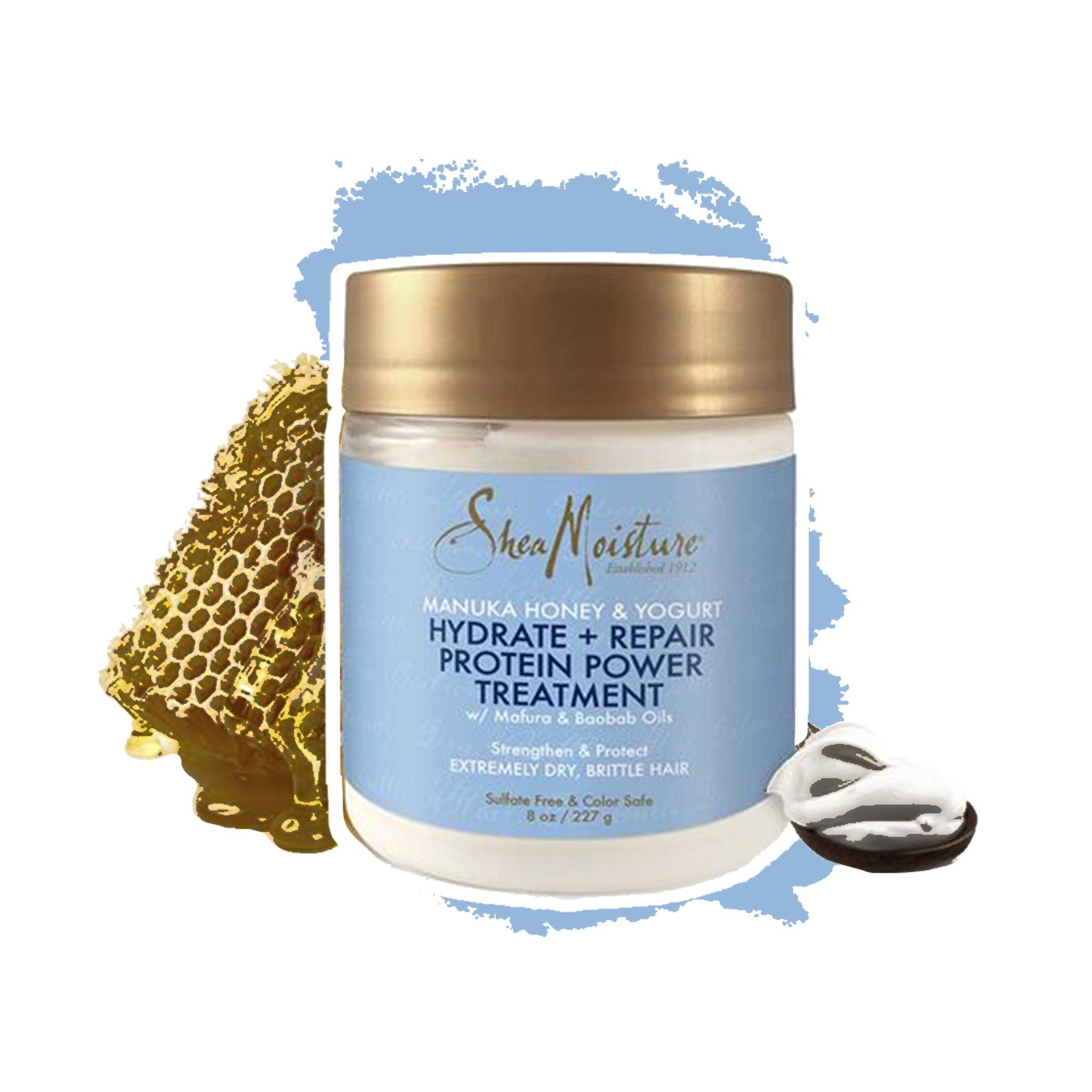 Manuka Honey & Yogurt Hydrate + Repair Protein Power Treatment Shea Moisture | Manuka Honey & Yoghurt Hydrate + Repair Protein Power Treatment - lockenkopf