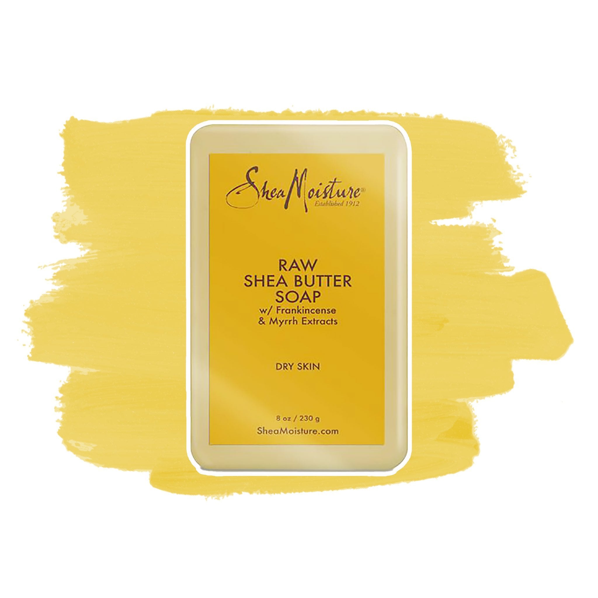 Shea Moisture | Raw Shea Butter Soap Bar Weichrauch & Myrrhe - lockenkopf