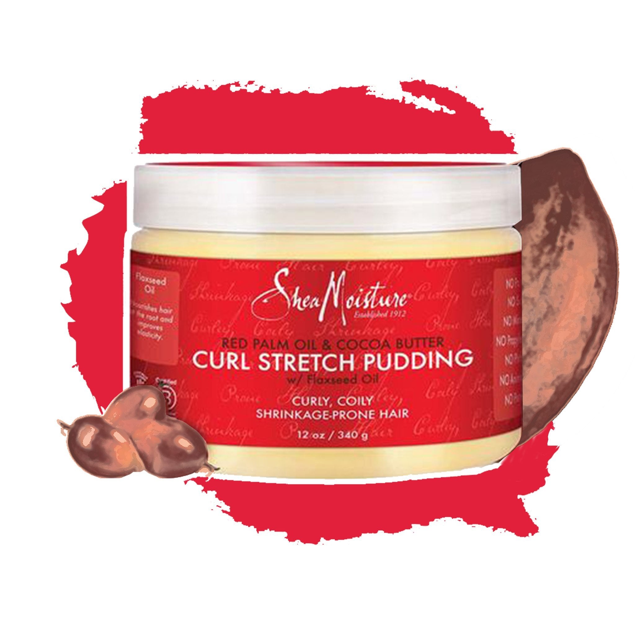RED PALM OIL & COCOA BUTTER ELONGATING PUDDING Shea Moisture | RED PALM OIL & COCOA BUTTER ELONGATING PUDDING - lockenkopf