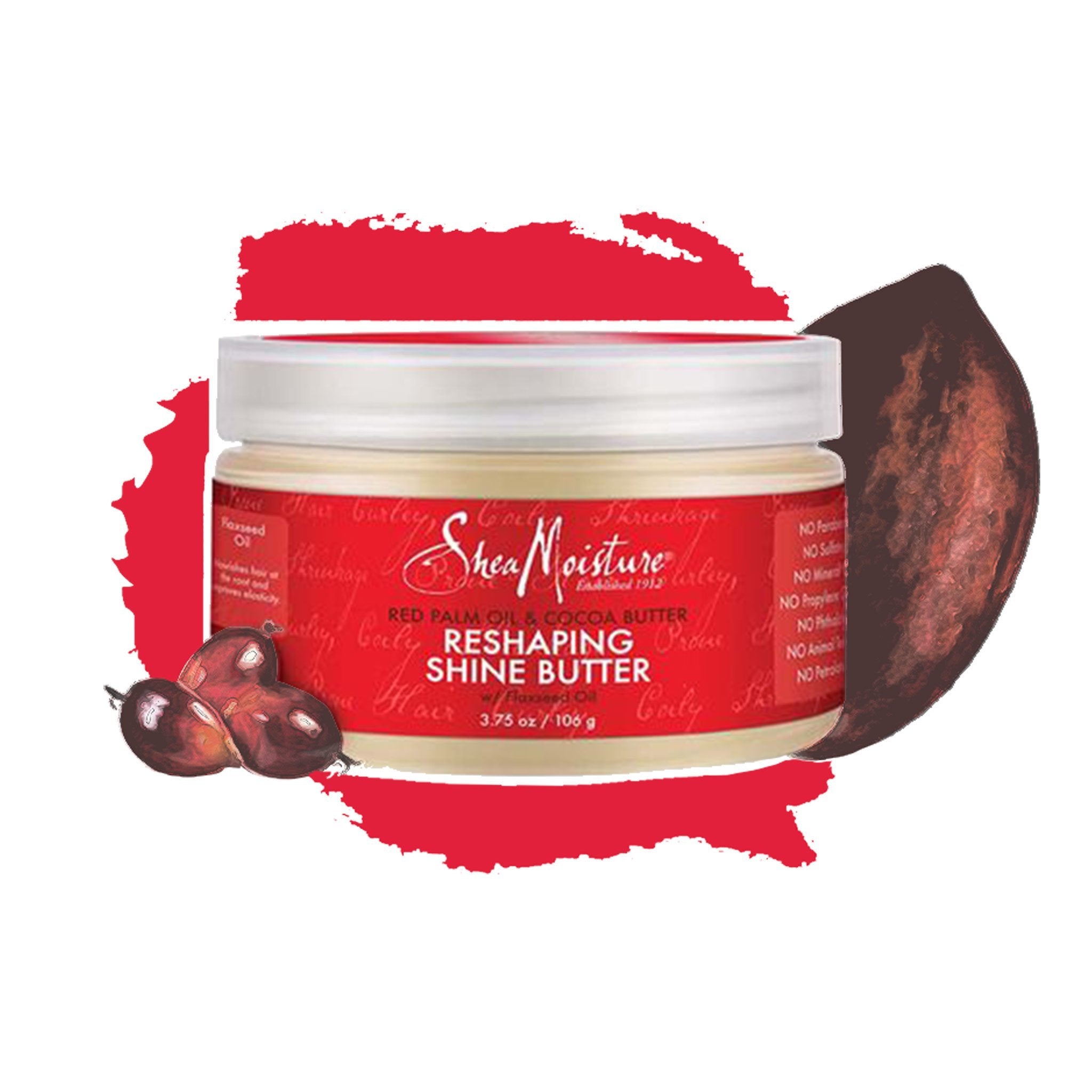 Shea Moisture | RED PALM OIL & COCOA BUTTER SHINE BUTTER - lockenkopf