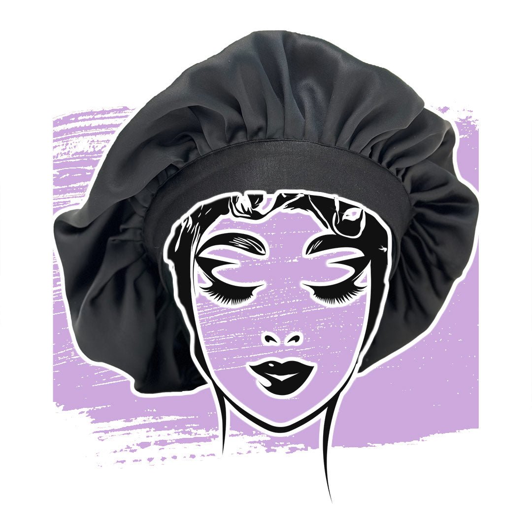 Sleeping cap with bow Schlafmütze mit Schleife - lockenkopf