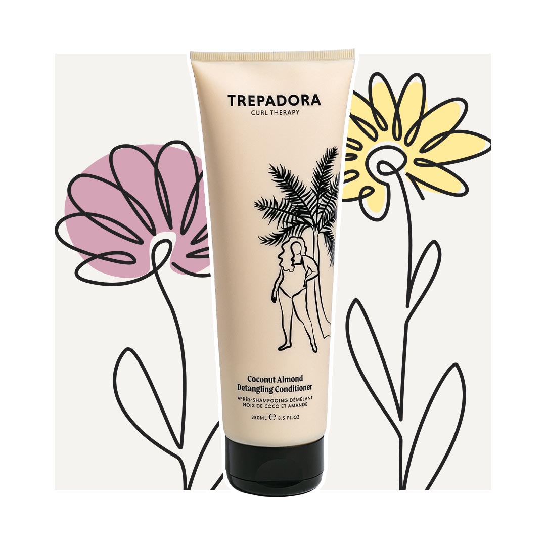 Acondicionador desenredante de coco y almendra Coconut Almond Detangling Conditioner - lockenkopf