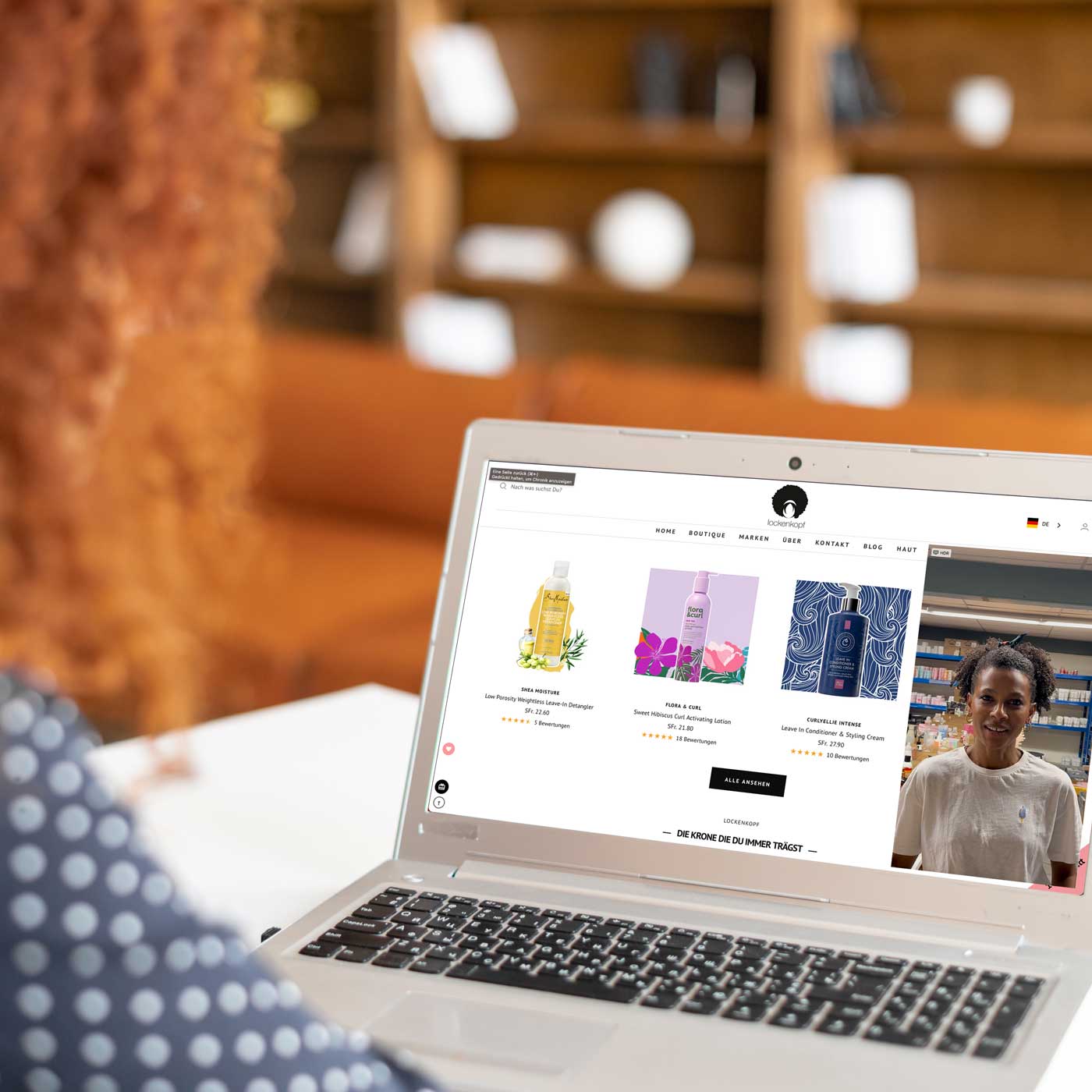 en el chat de vídeo