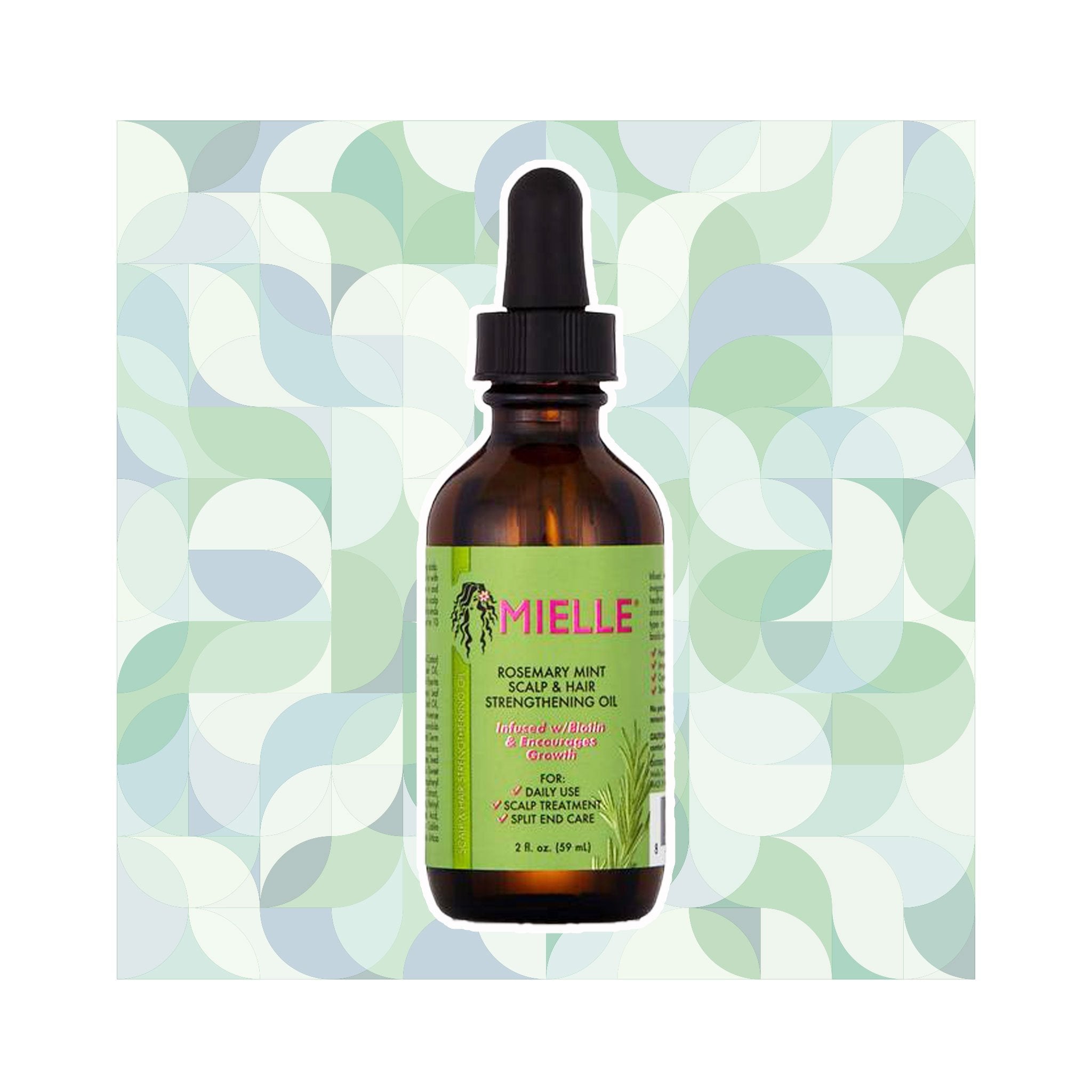 Aceite fortalecedor del cuero cabelludo y el cabello de romero y menta Rosemary Mint Scalp & Hair Strengthening Oil - lockenkopf