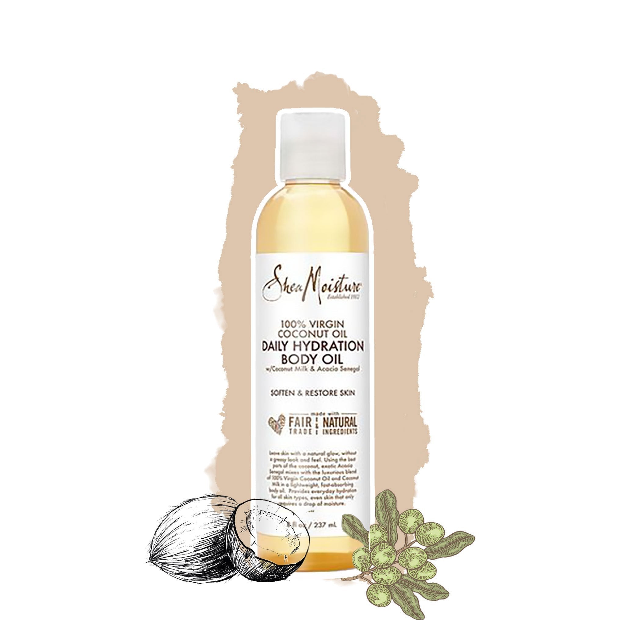 Aceite Corporal Hidratación Diaria Coco Virgen Daily Hydration Body Oil Virgin Coconut - lockenkopf