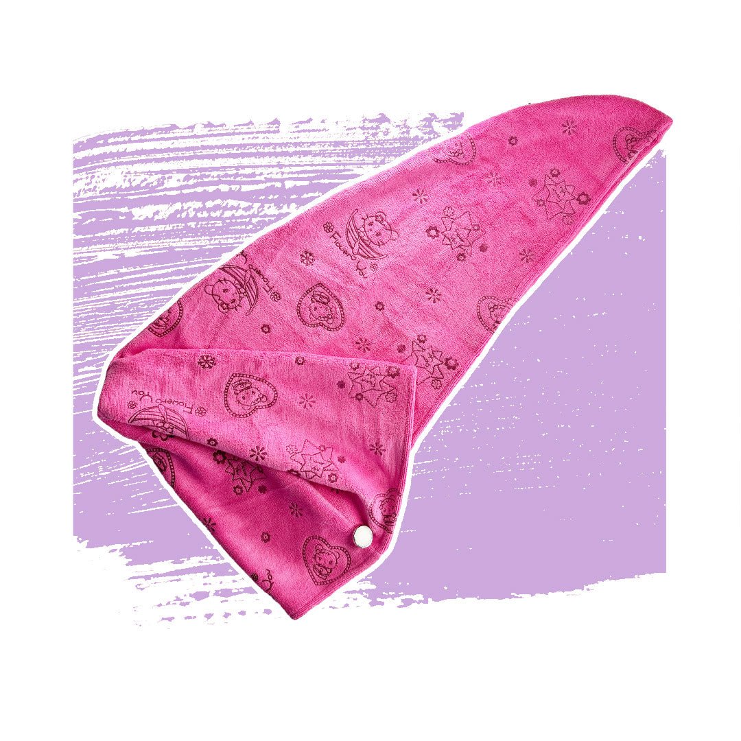 Turban en microfibre à boucles Microfaser Locken Turban - lockenkopf