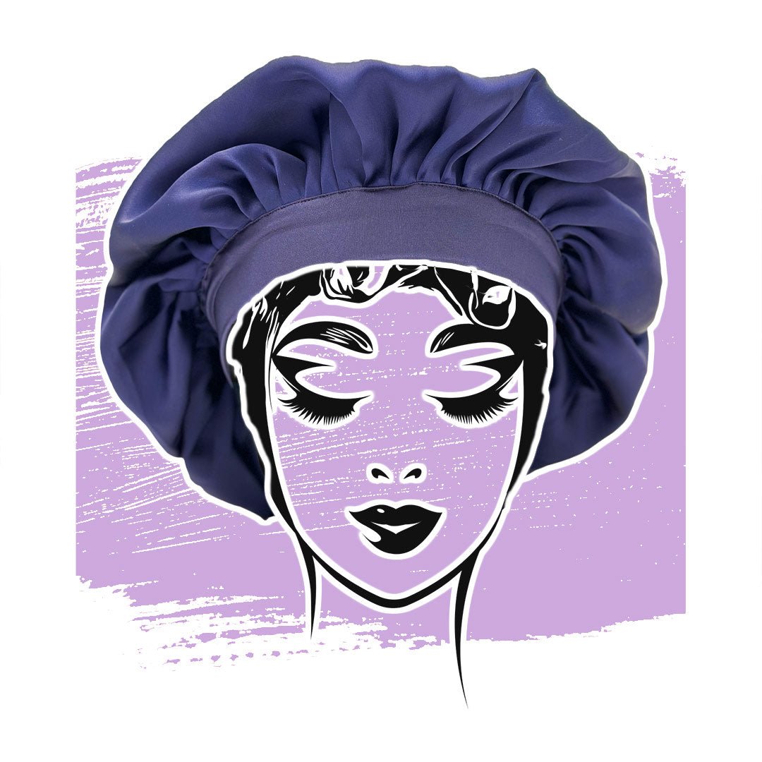 Bonnet de nuit avec ruban Schlafmütze mit Schleife - lockenkopf