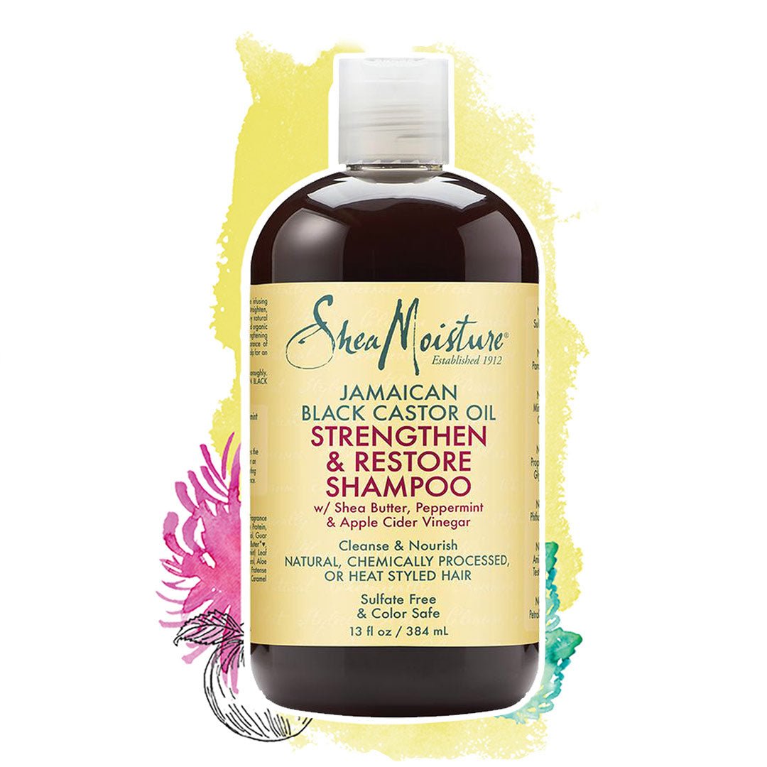 Shampooing fortifiant et réparateur à l'huile de castor noire de Jamaïque Jamaican Black Castor Oil Strengthen and Restore Shampoo - lockenkopf