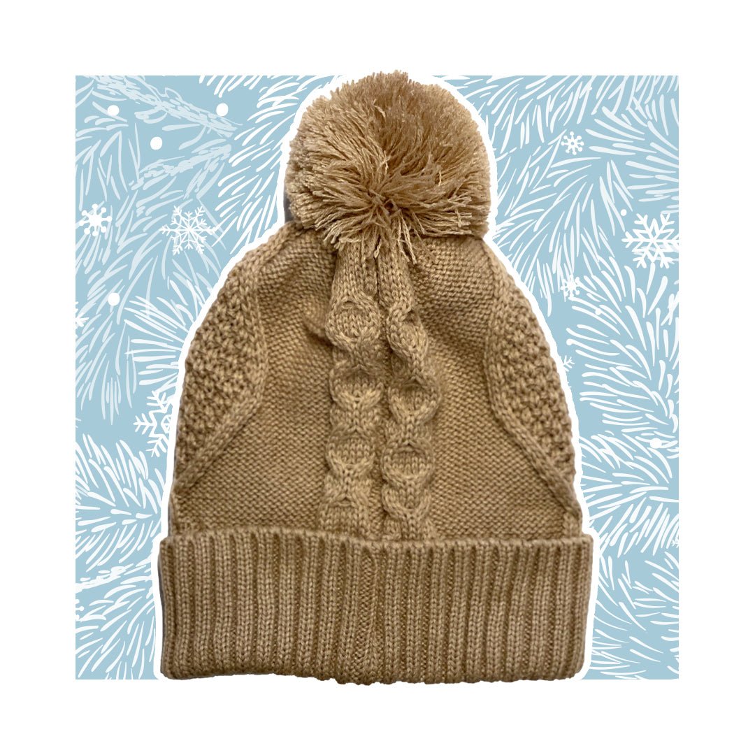 Casquette frisée doublée de satin Locken Mütze Satin gefüttert - lockenkopf