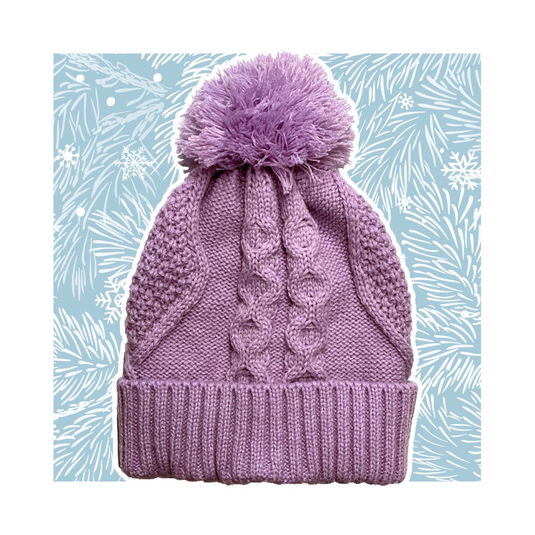 Casquette frisée doublée de satin Locken Mütze Satin gefüttert - lockenkopf