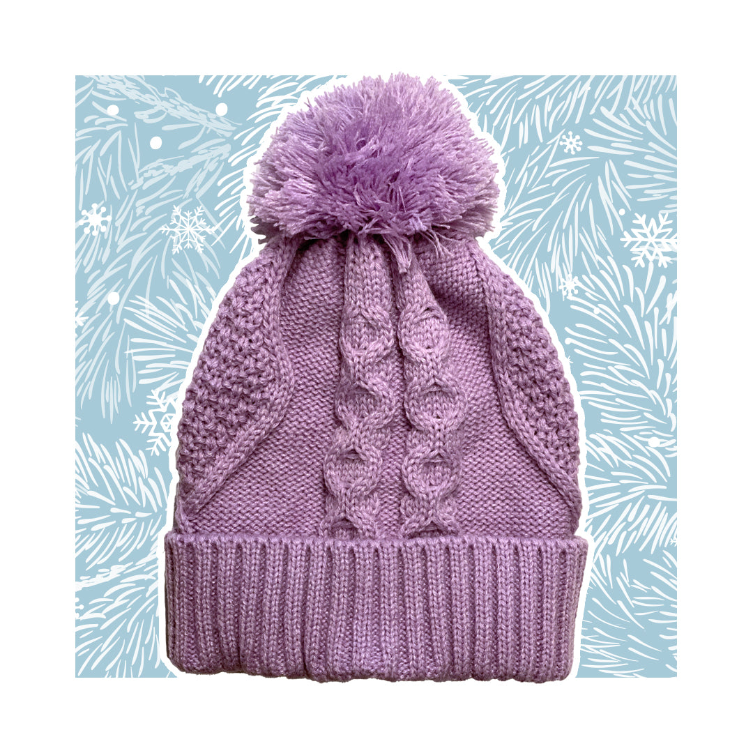 Casquette frisée doublée de satin Casquette frisée doublée de satin