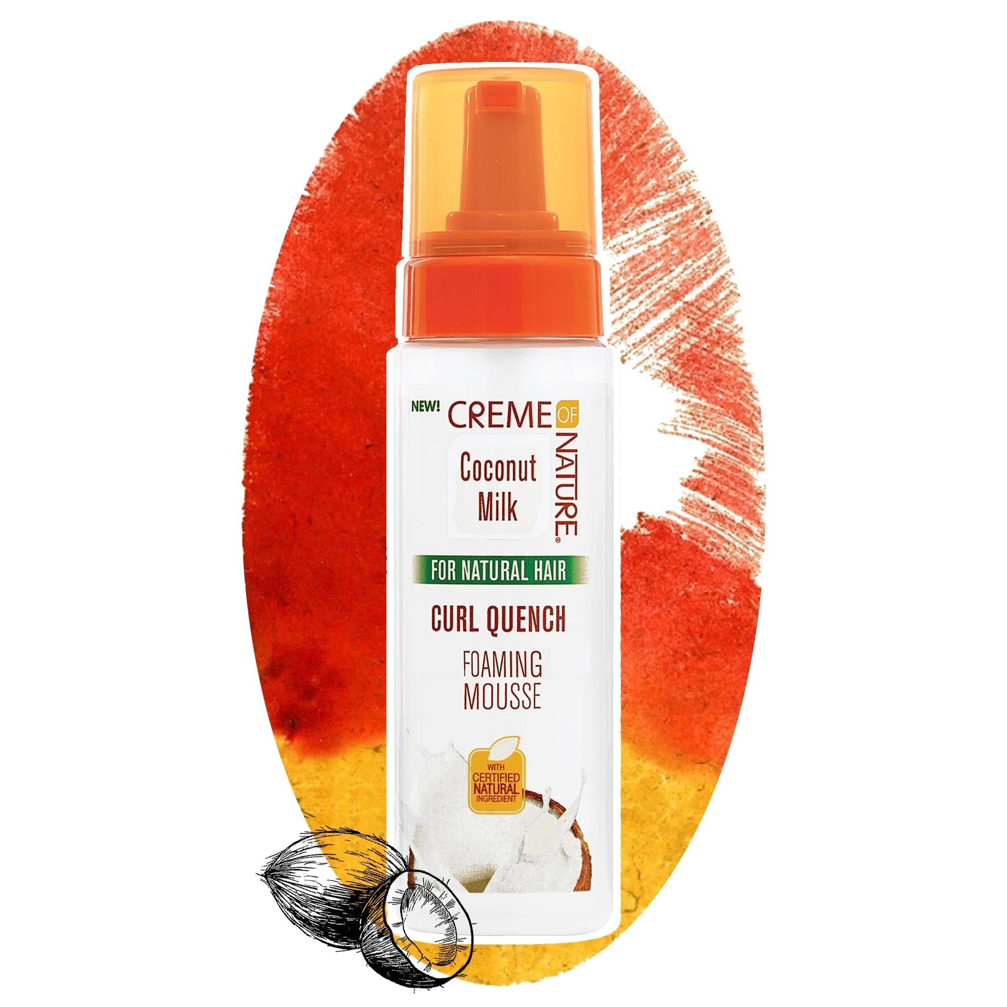 Mousse moussante Curl Quench au lait de coco Coconut Milk Curl Quench Foaming Mousse - lockenkopf