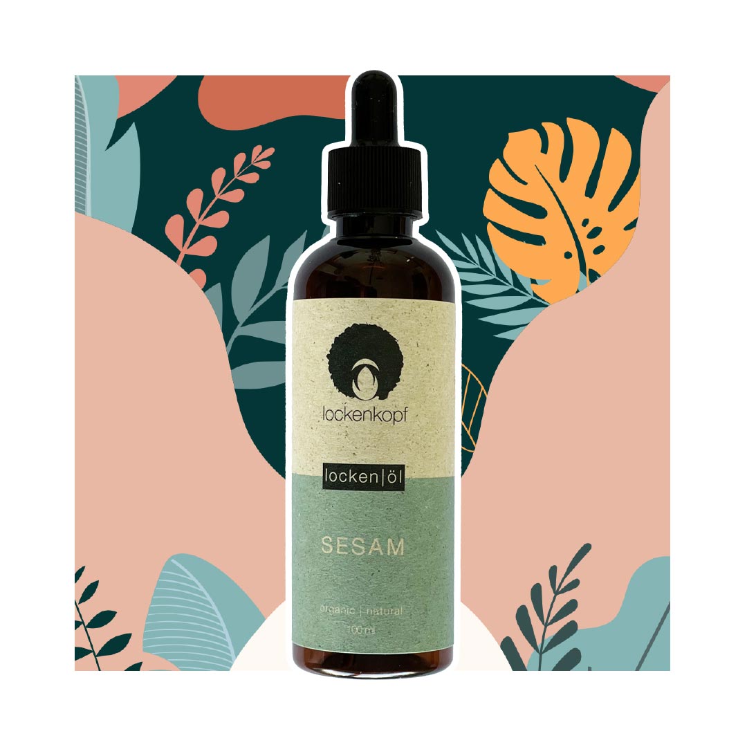 huile de sésame pour cheveux bouclés locken öl sesam - lockenkopf