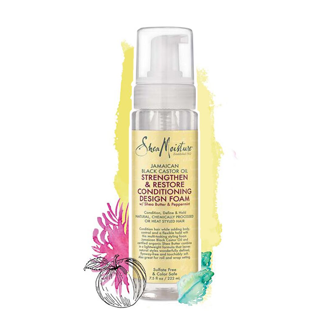 Huile de castor noire jamaïcaine Renforcer & restaurer la mousse conditionnante Jamaican Black Castor Oil Strengthen & Restore Conditioning Foam - lockenkopf