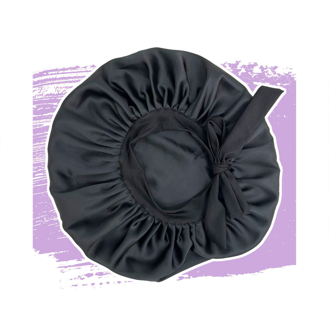 Cappello da notte con fiocco lockenkopf-boucles-bandeau-sleeping-cap-bonnet-satin-black.jpg