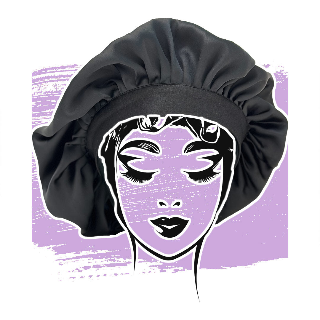 Cappello da notte con fiocco lockenkopf-boucles-bandeau-sleeping-cap-bonnet-satin-black.jpg