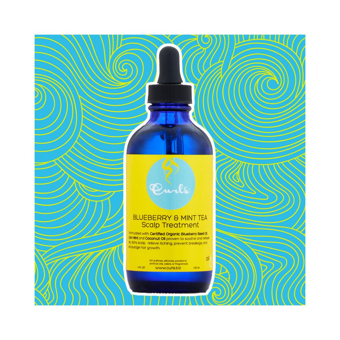 Trattamento del cuoio capelluto al mirtillo e al tè alla menta Blueberry & Mint Tea Scalp Treatment - lockenkopf