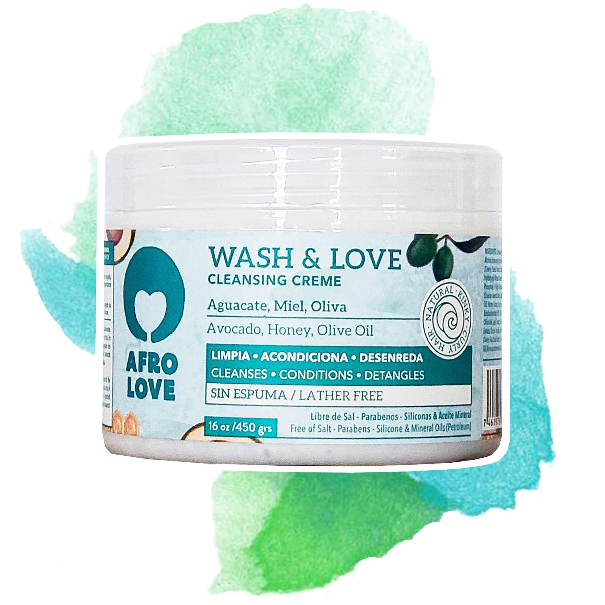 Crema detergente Wash & Love Wash & Love Cleansing Creme - lockenkopf