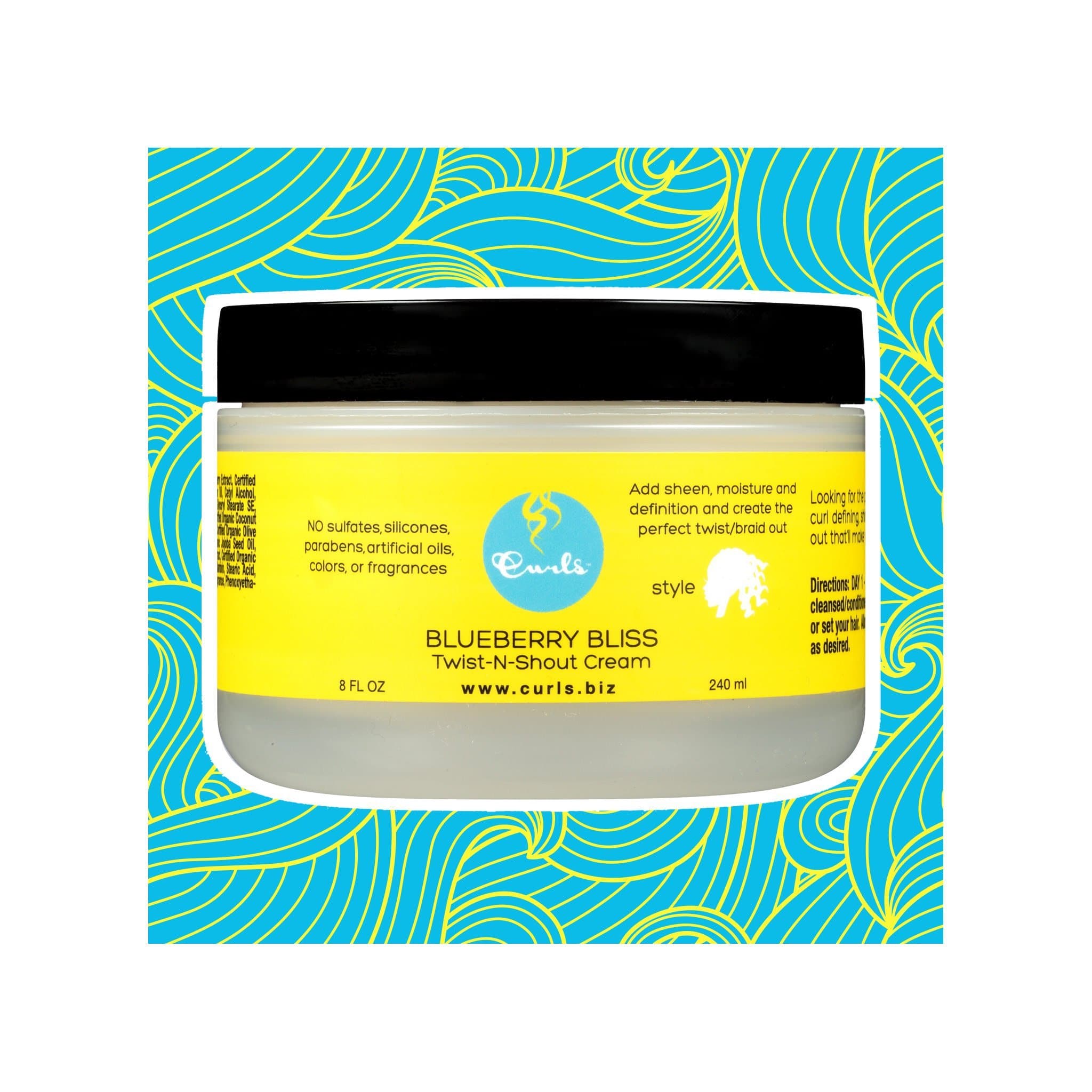 Crema Twist-N-Shout ai mirtilli Blueberry Bliss Twist - N - Shout Cream - lockenkopf