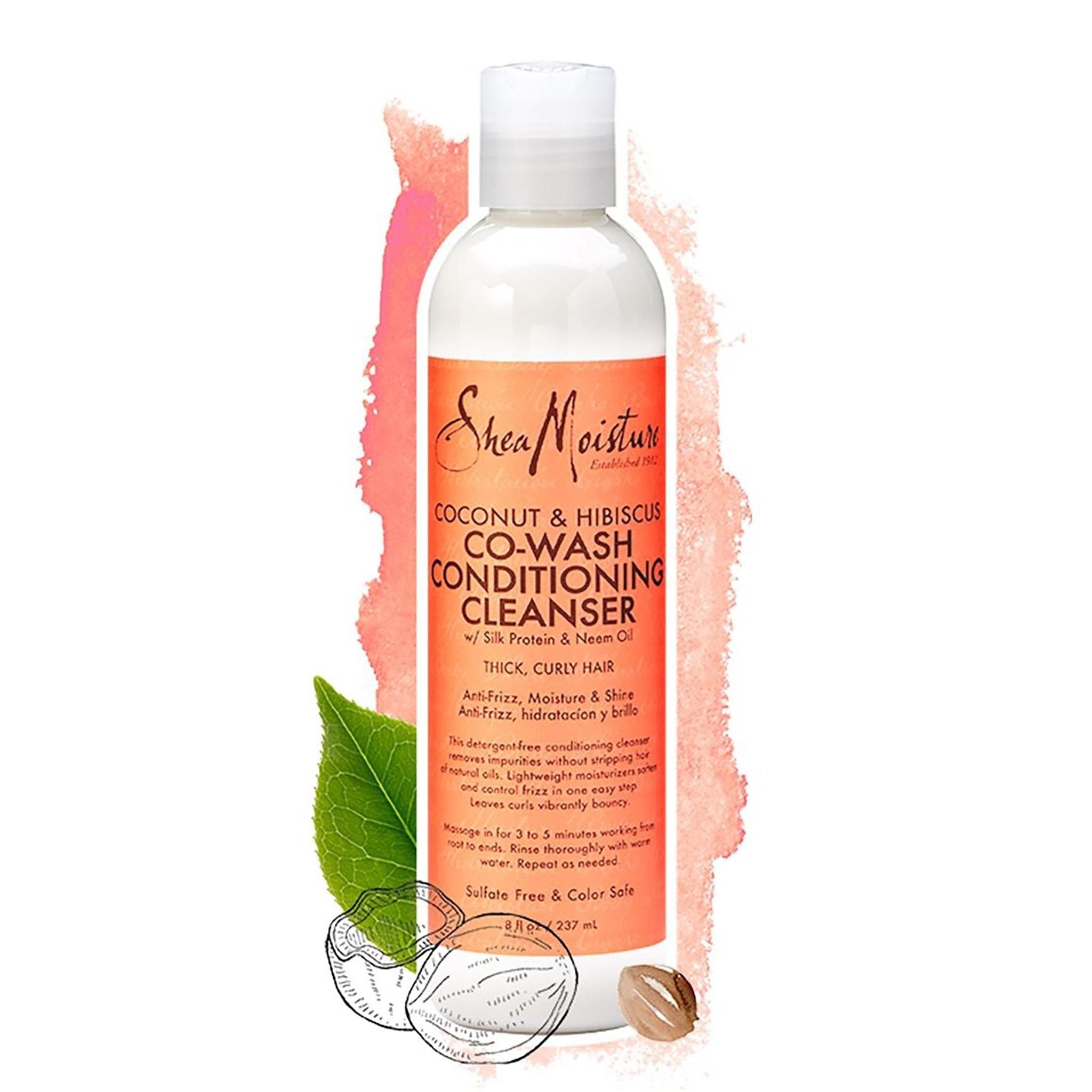 Co-Wash Detergente condizionante al cocco e ibisco Coconut & Hibiscus Co - Wash Conditioning Cleanser - lockenkopf