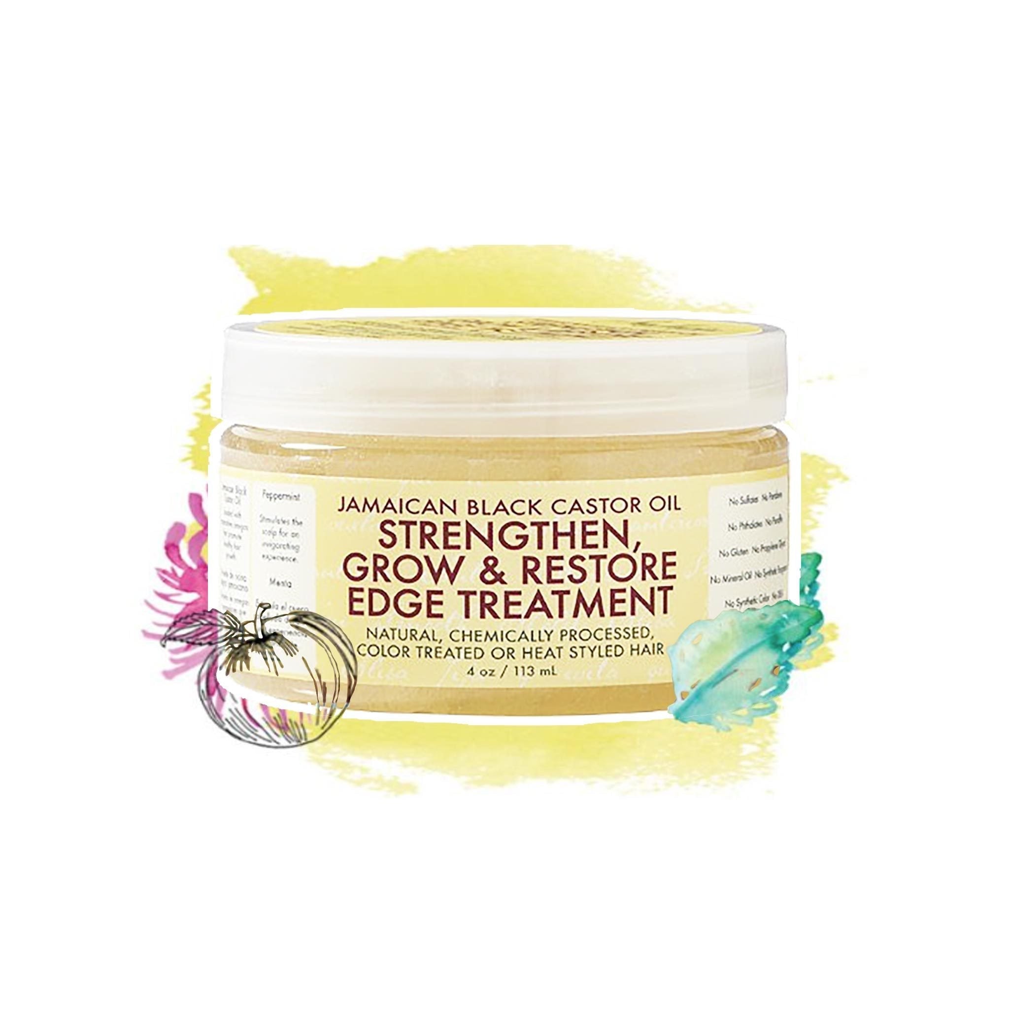 L'olio di ricino nero giamaicano rafforza, fa crescere e ripristina il trattamento dei bordi Jamaican Black castor Oil Strengthen, Grow & Restore Edge Treatment - lockenkopf