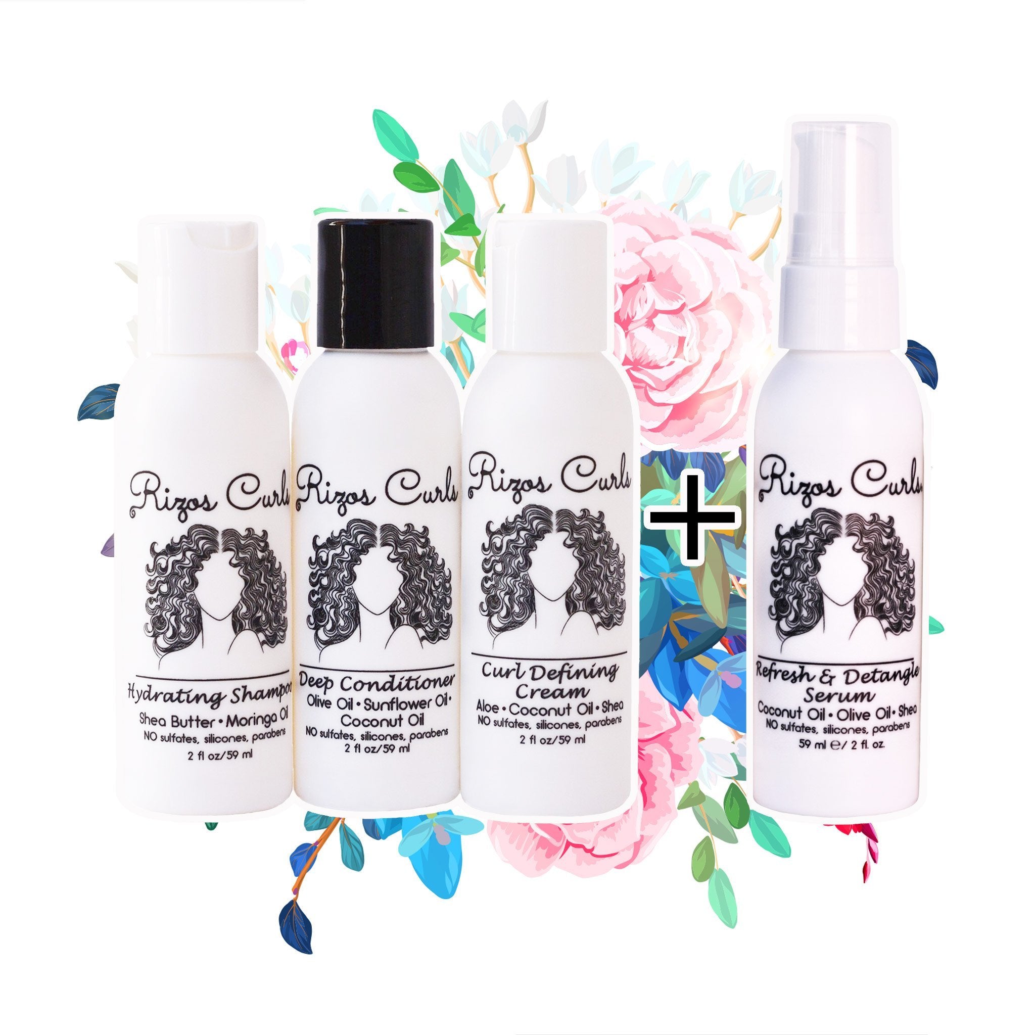 Kit da viaggio Rizos Curls Trio Travel Kit + 1 - lockenkopf