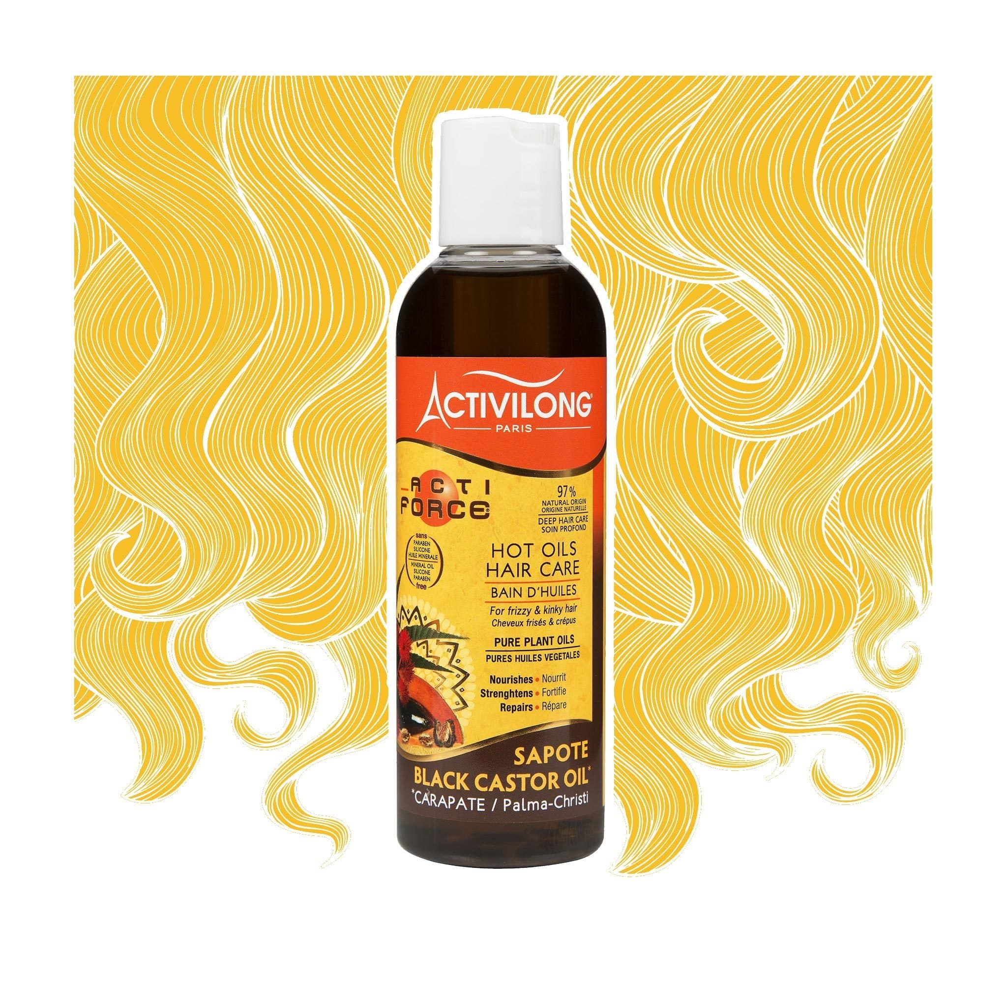 Activilong | Cura dei capelli a olio caldo Actiforce - lockenkopf