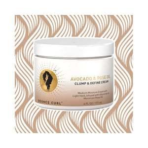Crema para definir rizos con aguacate y aceite de rosa