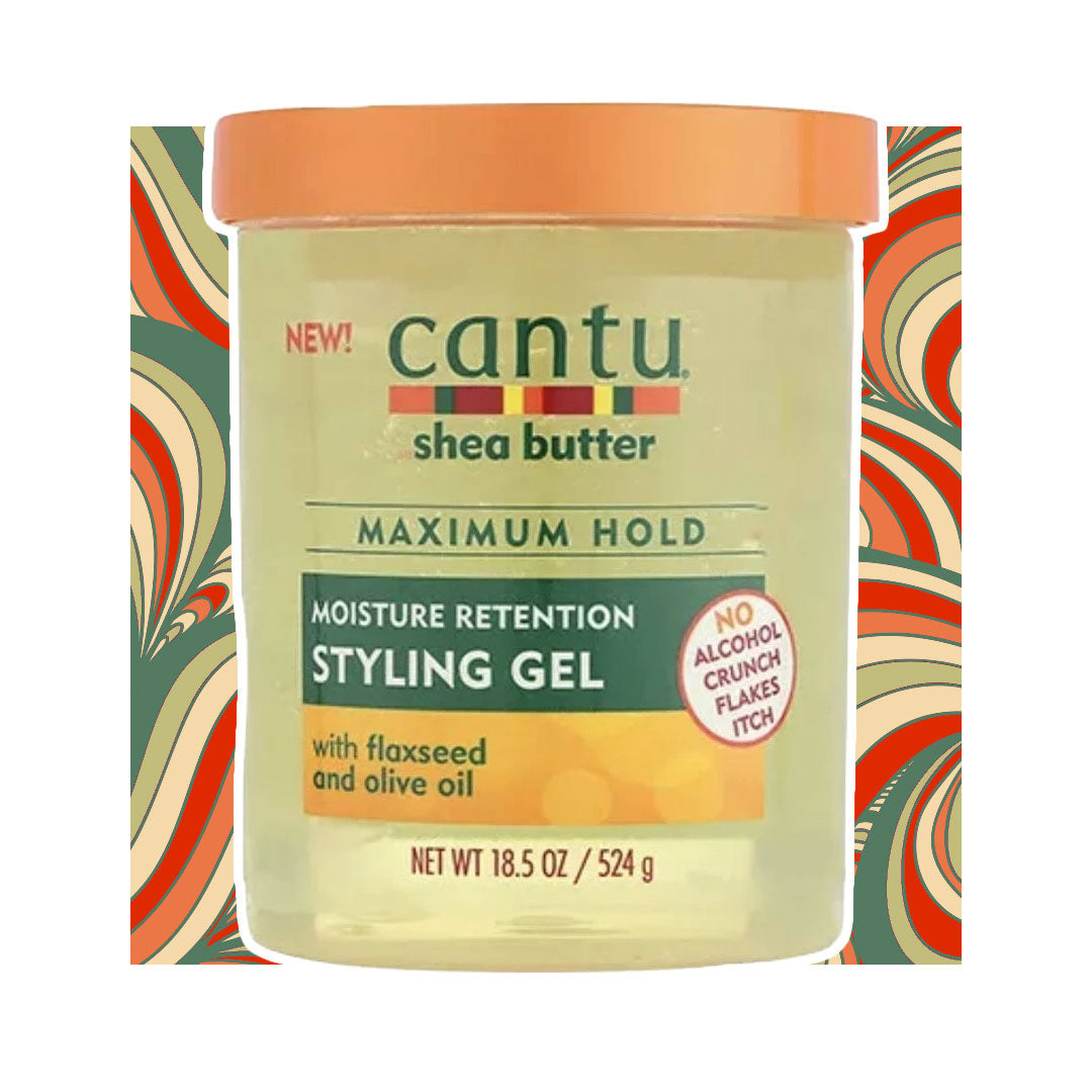 Cantu Moisture Retention Styling Gel Flaxseed & Olive Oil | lockenkopf