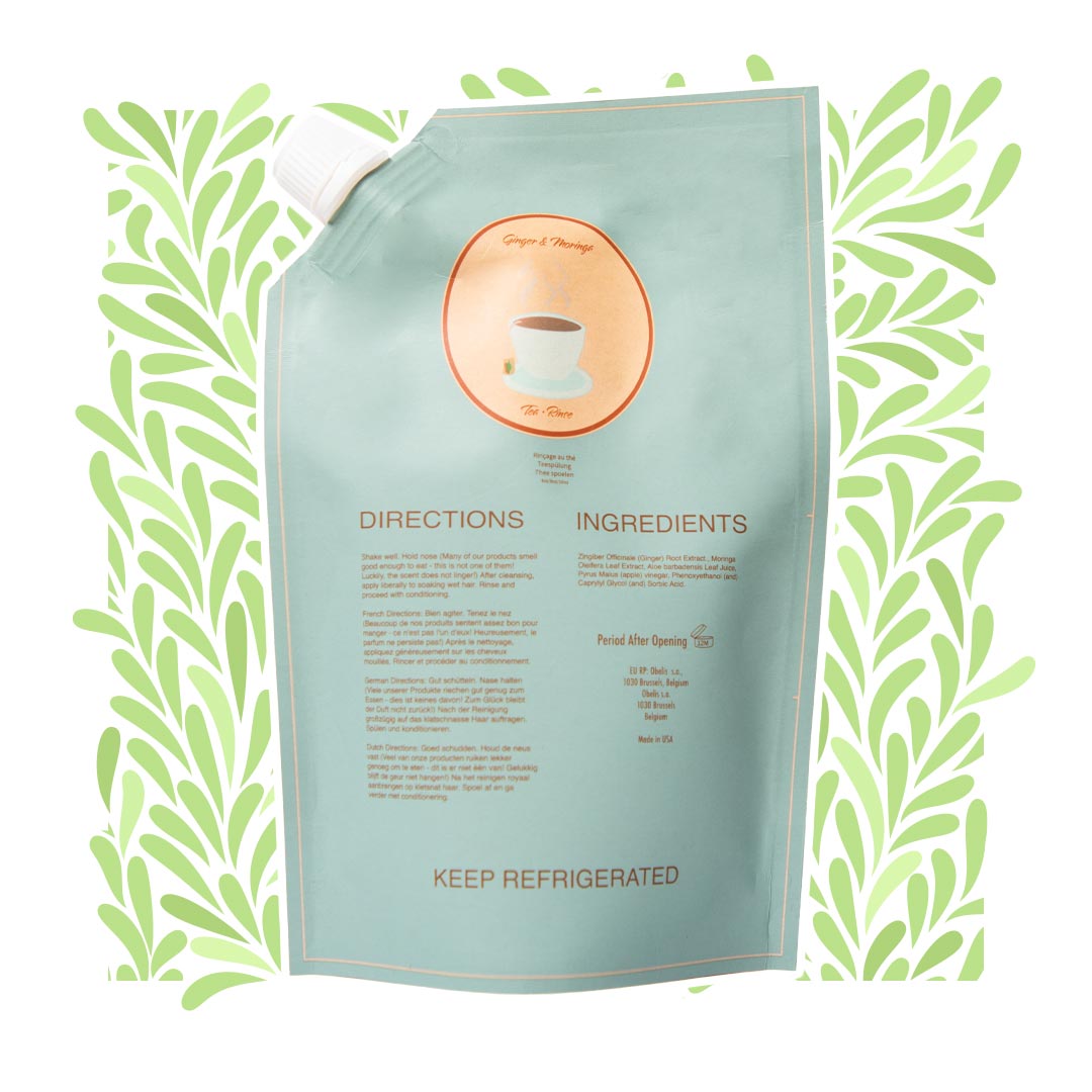 Ginger and Moringa Tea Rinse - lockenkopf