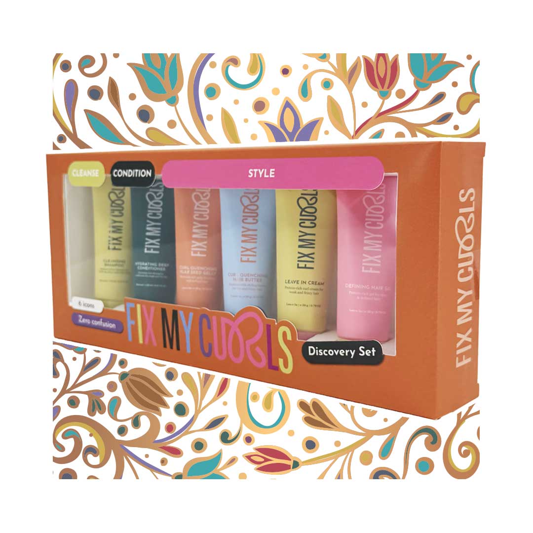 Fix My Curls Discovery Kit - 6 Lockenpflege Minis | lockenkopf