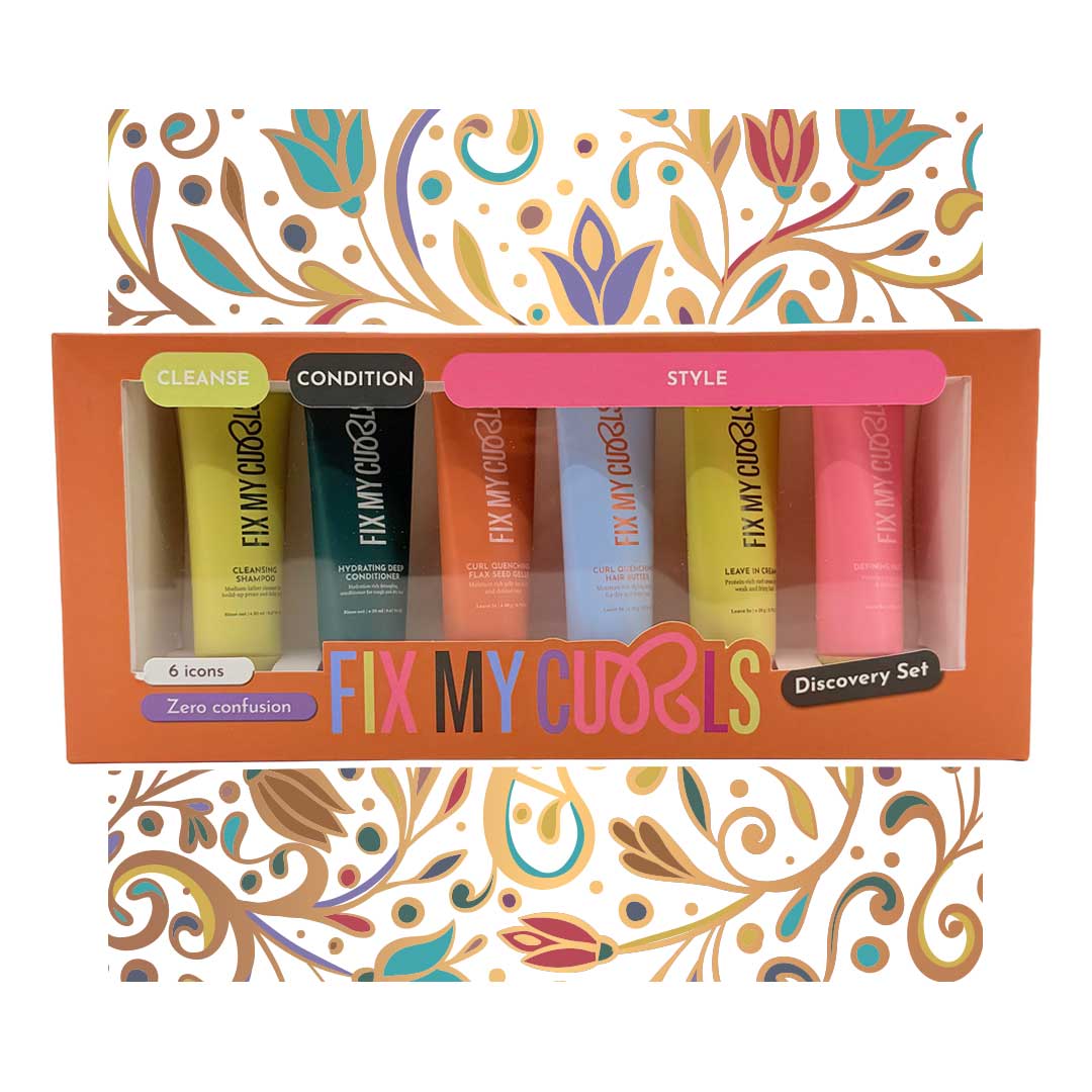 Fix My Curls Discovery Kit - 6 Lockenpflege Minis | lockenkopf