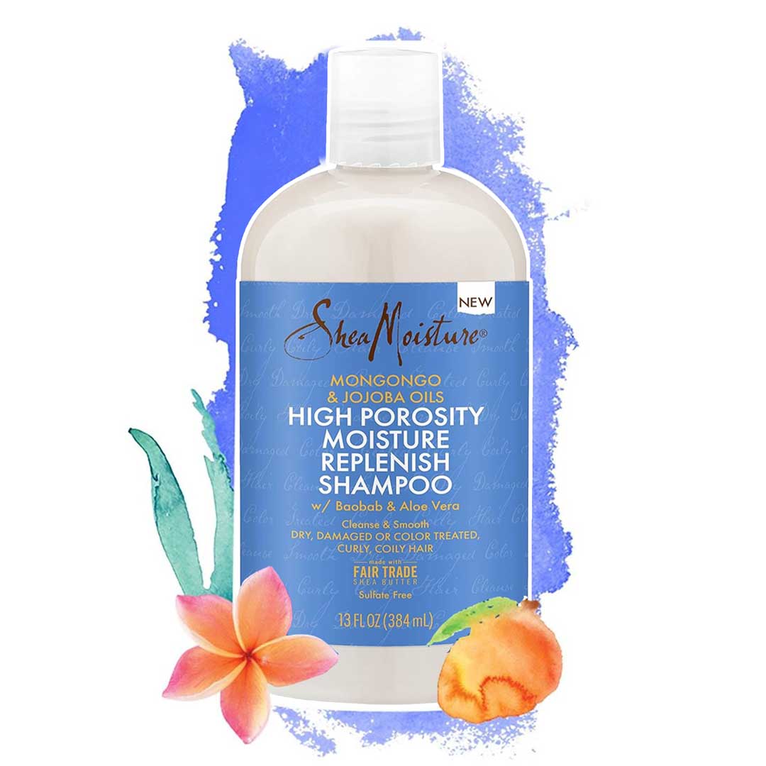 SheaMoisture High Porosity Moisture Replenish Shampoo | lockenkopf