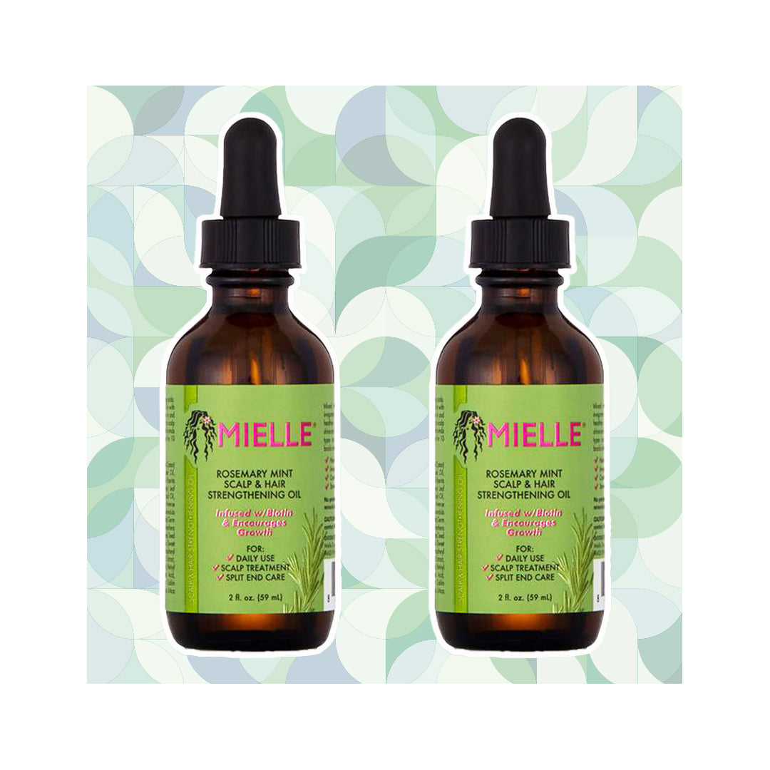 Rosemary Mint Scalp & Hair Strengthening Oil - In a duo