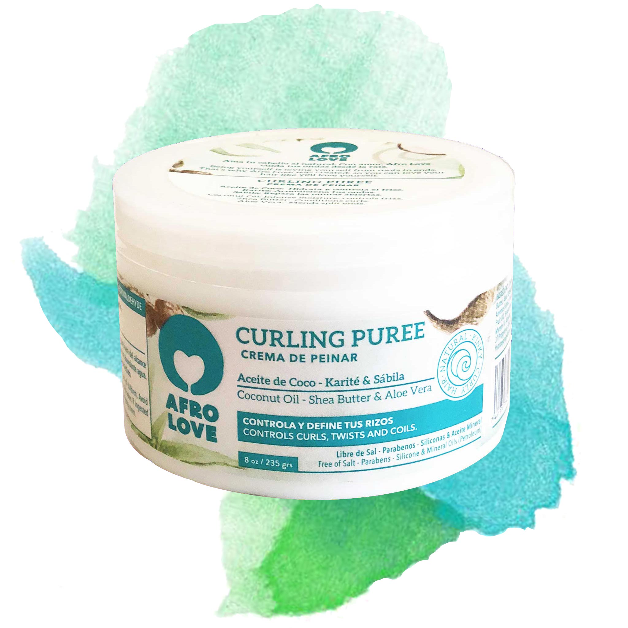 AFRO LOVE | Curling Puree Coconut Oil & Shea Butter & Aloe Vera - lockenkopf