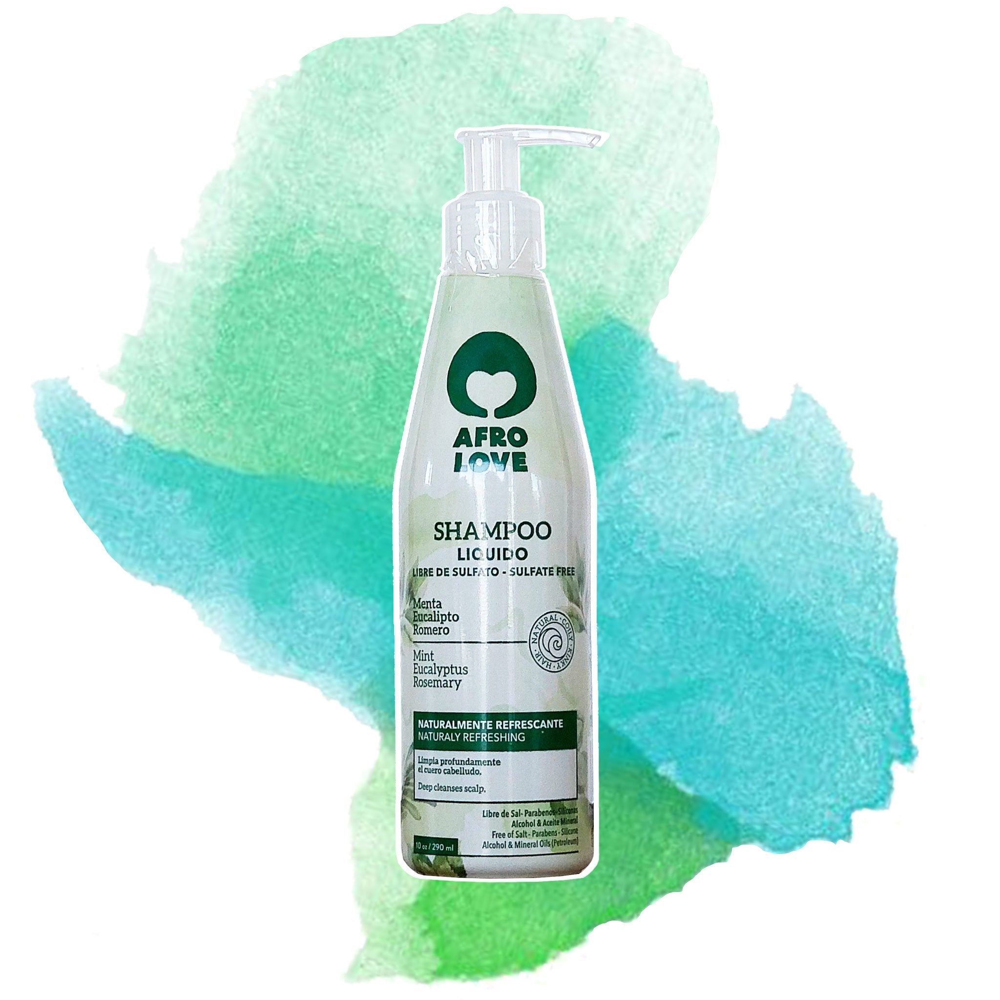 Afro Love | Shampoo Mint & Eucalyptus & Rosemary - lockenkopf