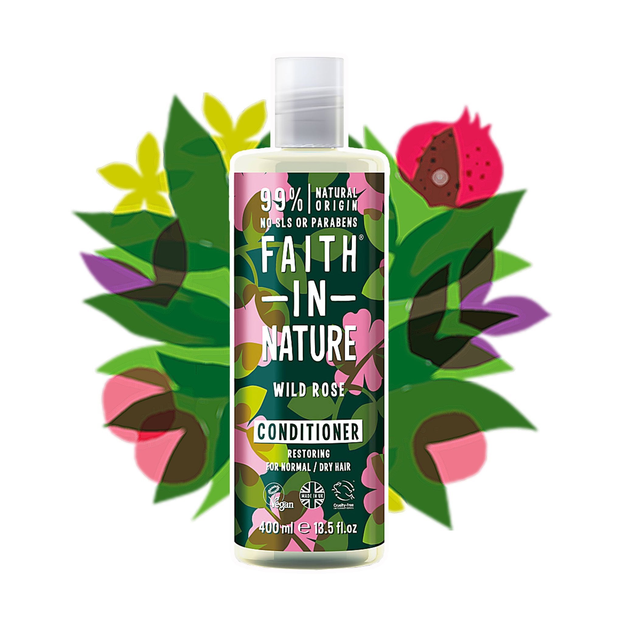 Faith in Nature | Wild Rose Conditioner - lockenkopf