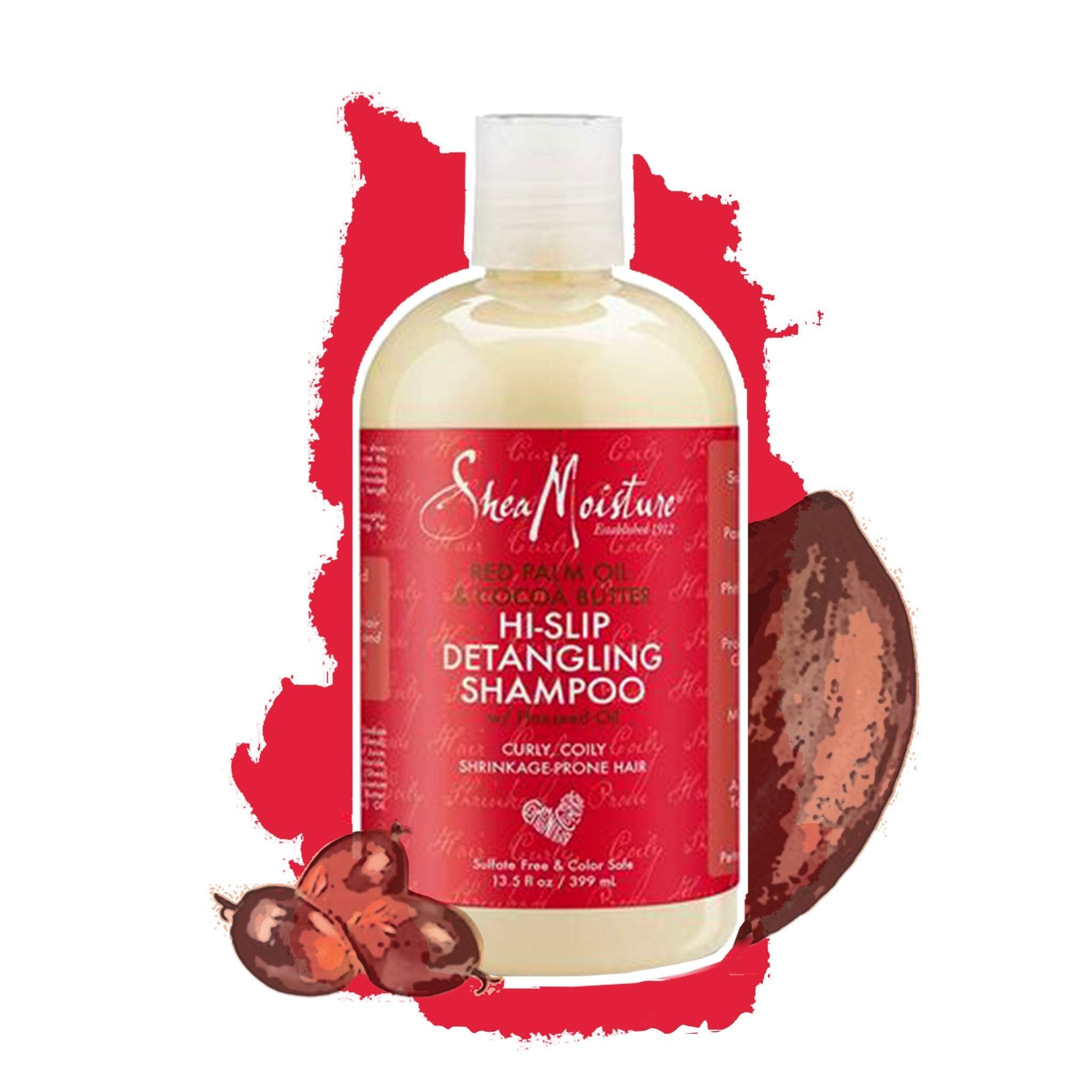 RED PALM OIL & COCOA BUTTER DETANGLING SHAMPOO - lockenkopf
