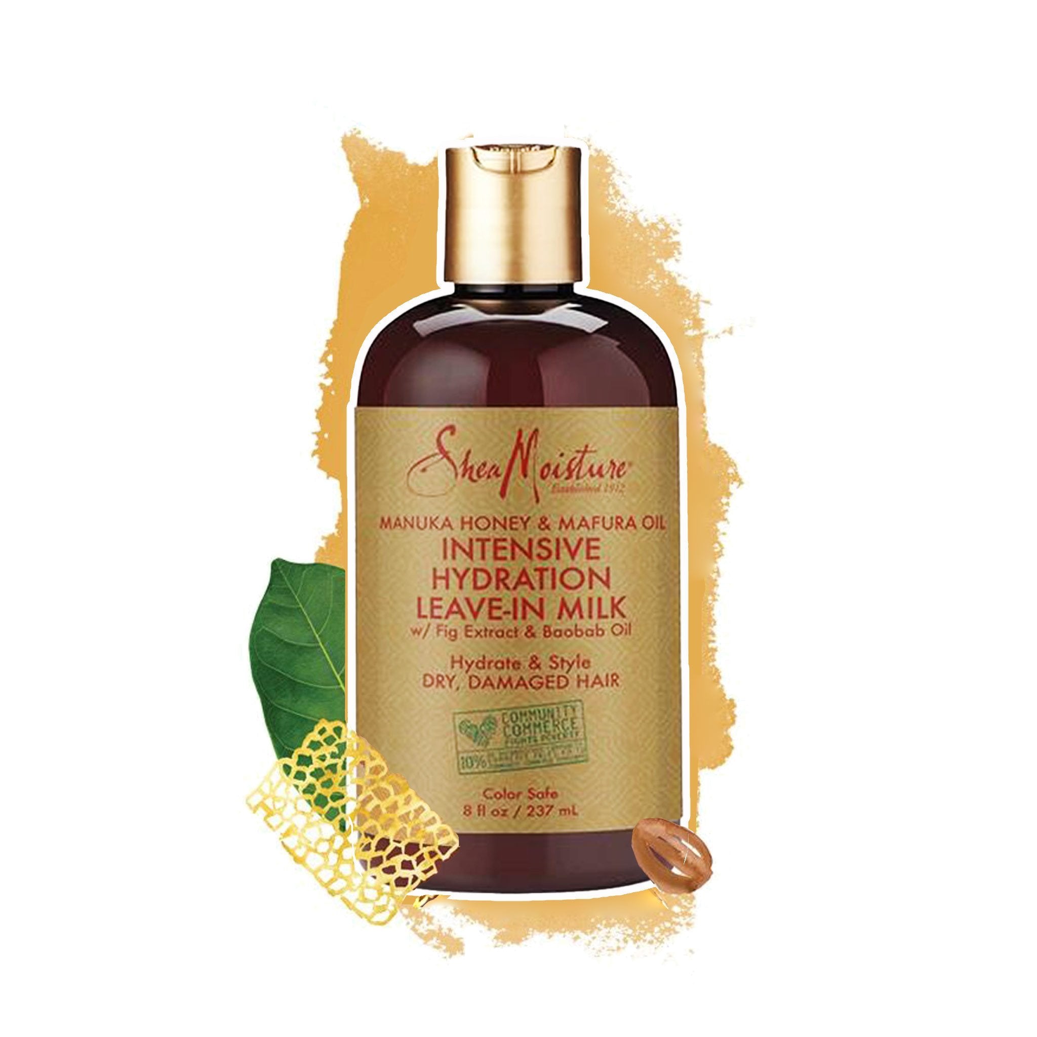 Shea Moisture Miel de Manuka y Aceite de Mafura Leche Hidratación Intensiva sin aclarado - lockenkopf