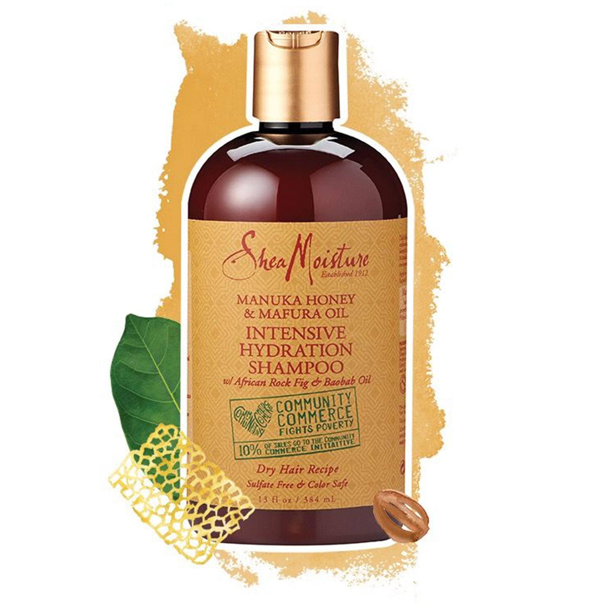 Shea Moisture Champú Hidratación Intensiva Miel de Manuka y Aceite de Mafura - lockenkopf